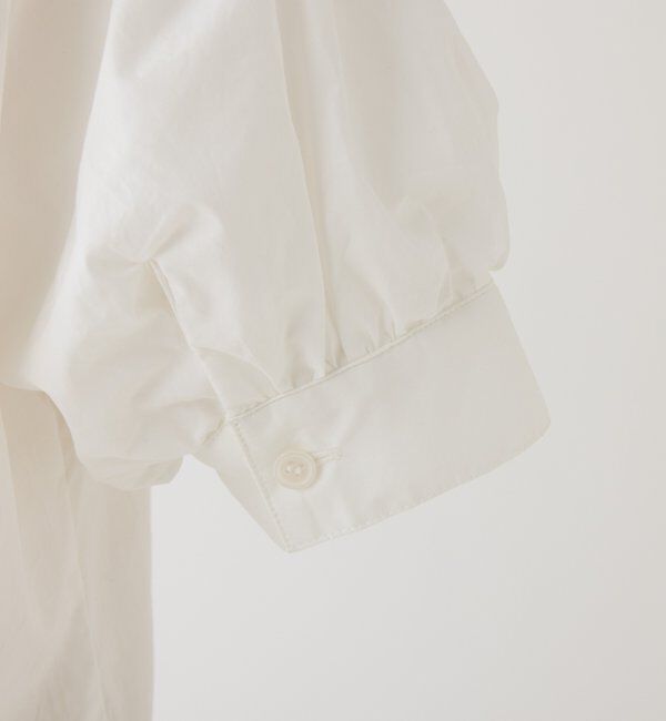  「半袖フロントギャザーボウタイブラウス」|シャツ・ブラウス|