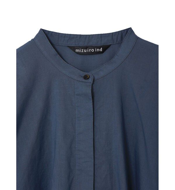 mizuiro ind「mizuiro ind ピンタックパフスリーブシャツ」|シャツ・ブラウス|