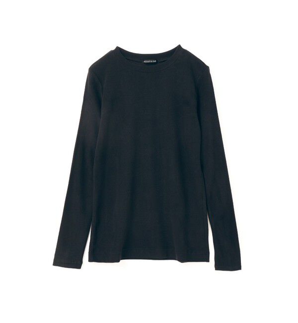 mizuiro ind「mizuiro ind クルーネックロングスリーブT」|Tシャツ・カットソー|ブラック