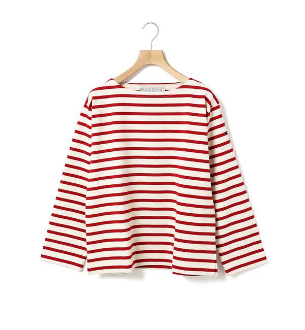 MidiUmi「MidiUmi TOURNIERバスクボーダーT」|Tシャツ・カットソー|キナリ&times;レッド