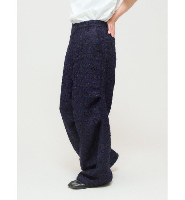 MIDIUMISOLID「MIDIUMISOLID Men&rsquo;s ブライトツイードパラシュートパンツ」|その他|