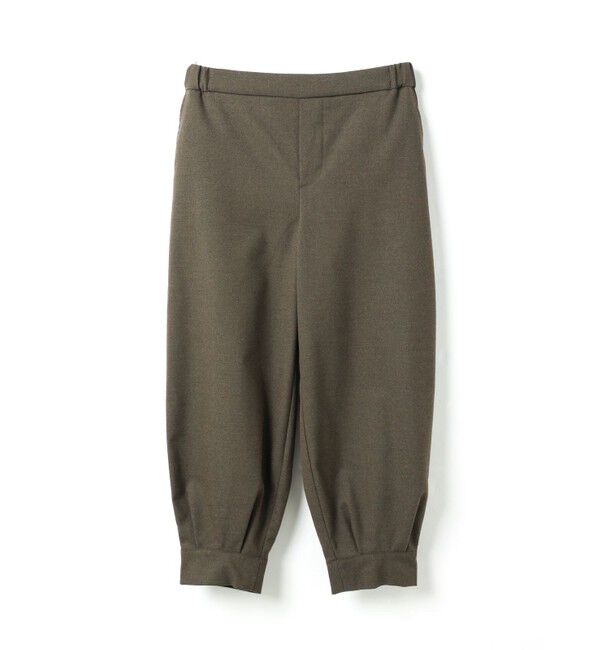 mizuiro ind「mizuiro ind タックヘムパンツ」|その他|ブラウン