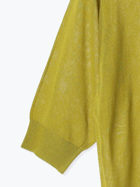 Lugnoncure「【接触冷感】クルーネックハーフスリーブニット」|ニット・セーター|