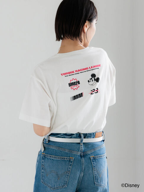 Te chichi「【Disney】MICKEY/ロゴプリントTシャツ」|Tシャツ・カットソー|