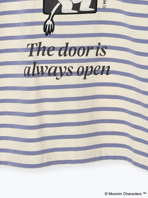 Samansa Mos2「【MOOMIN&times;Samansa Mos2】ワッペンボーダーカットソー」|Tシャツ・カットソー|