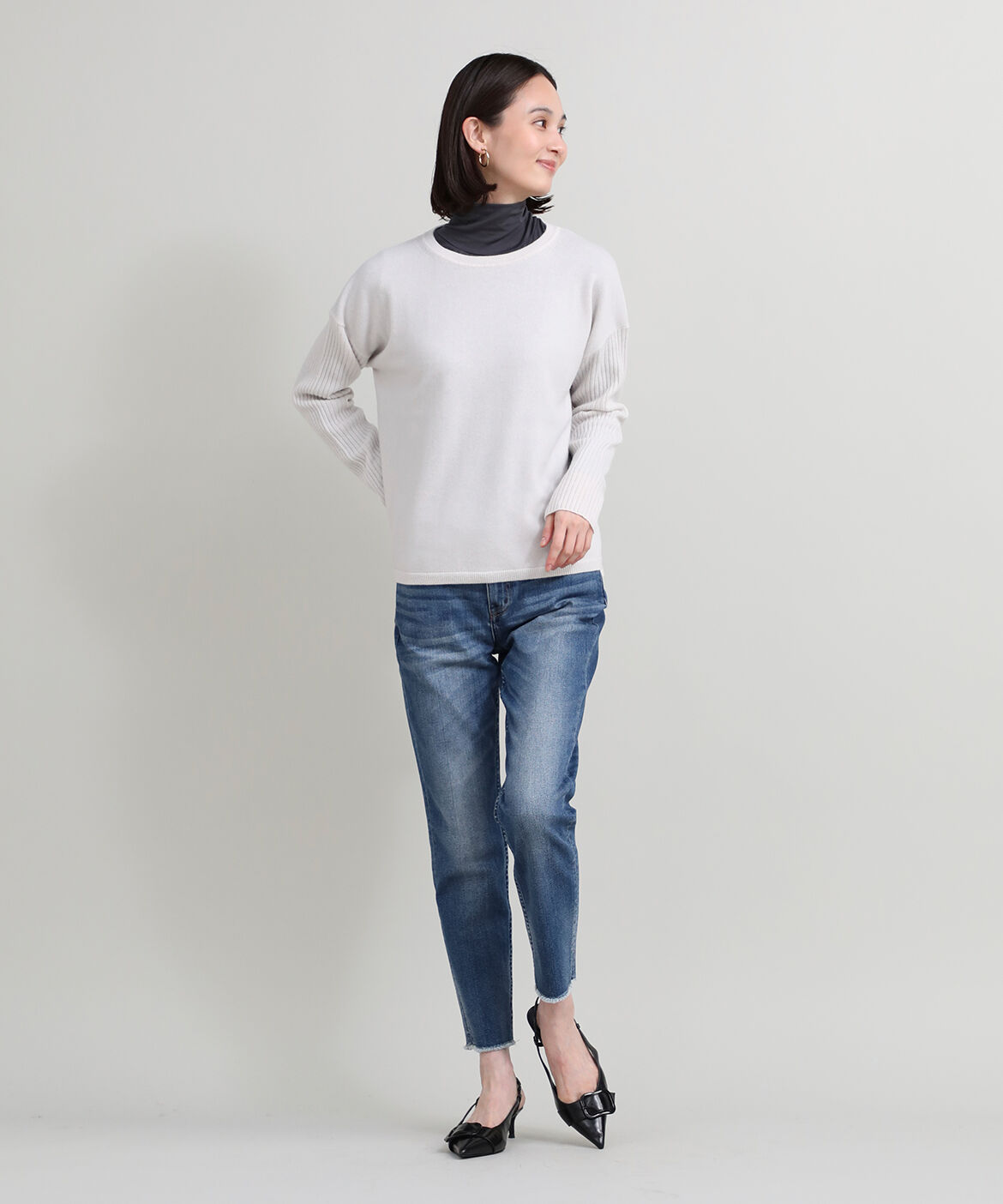 7-IDconcept.「H. Salt ミッドライズテーパードデニム《Healthy DENIM》」|デニム|