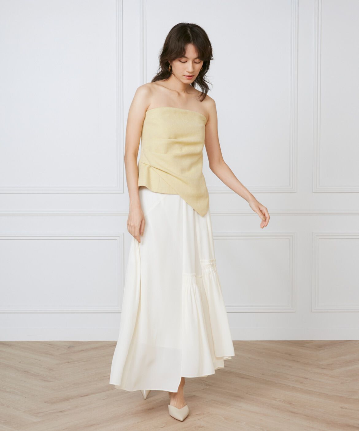 INED「タックビスチェ《la veille by SUPERIOR CLOSET》」|シャツ・ブラウス|