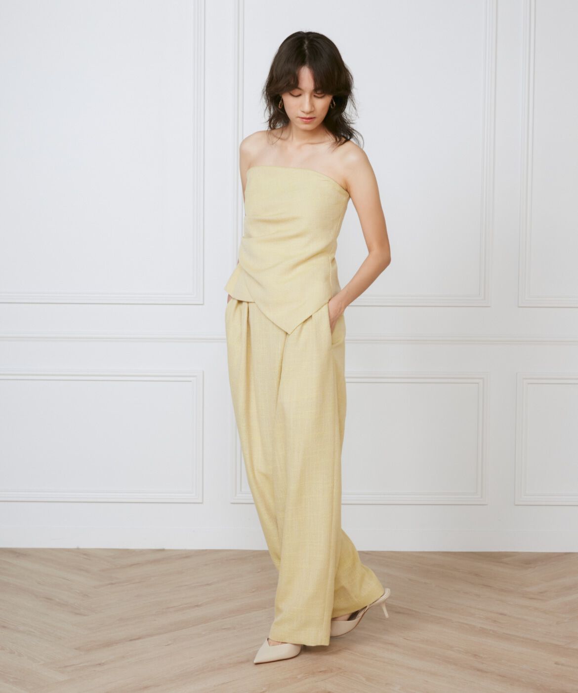 INED「《大きいサイズ》ラップパンツ《la veille by SUPERIOR CLOSET》」|その他|