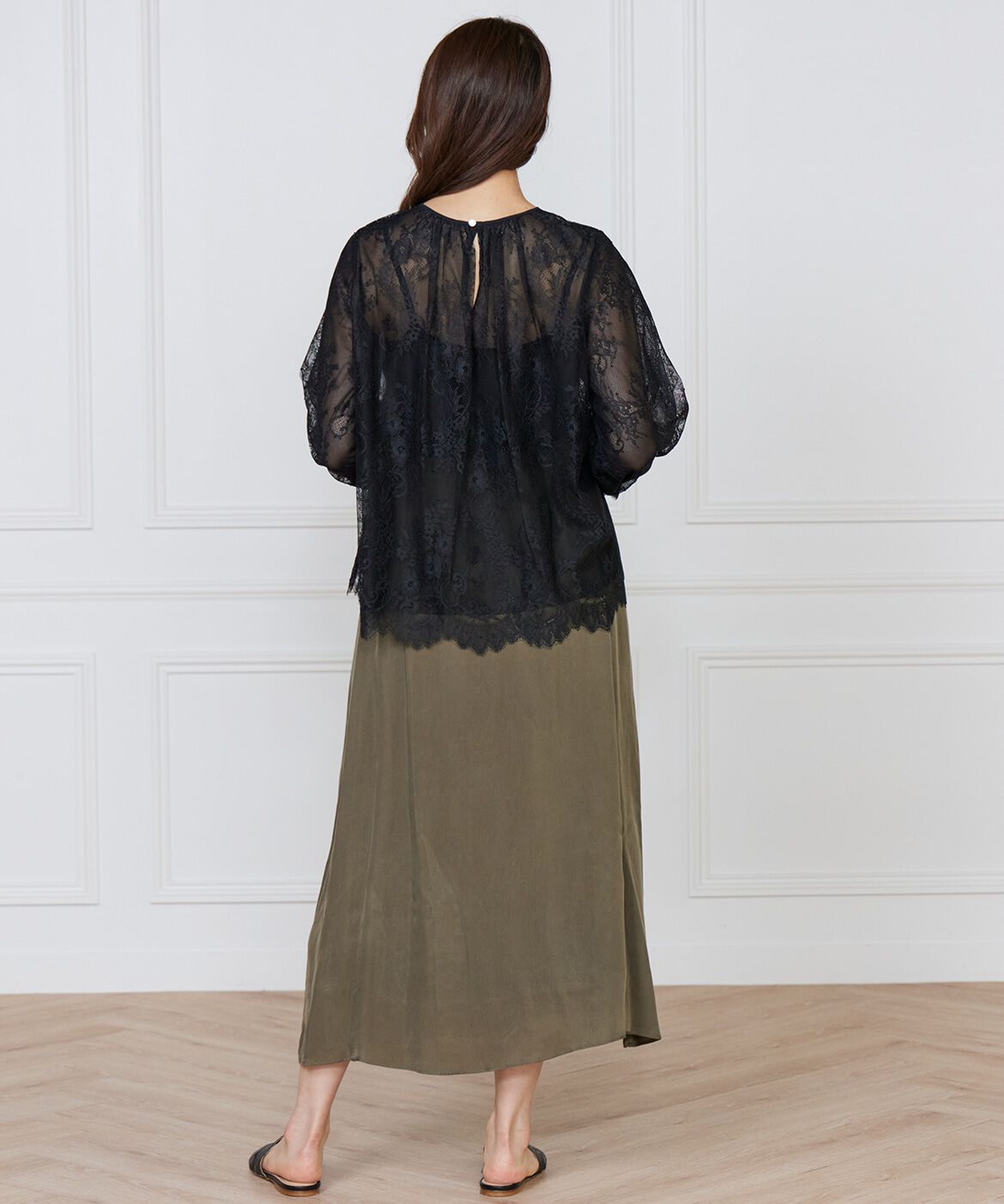 INED「レースブラウス」|シャツ・ブラウス|