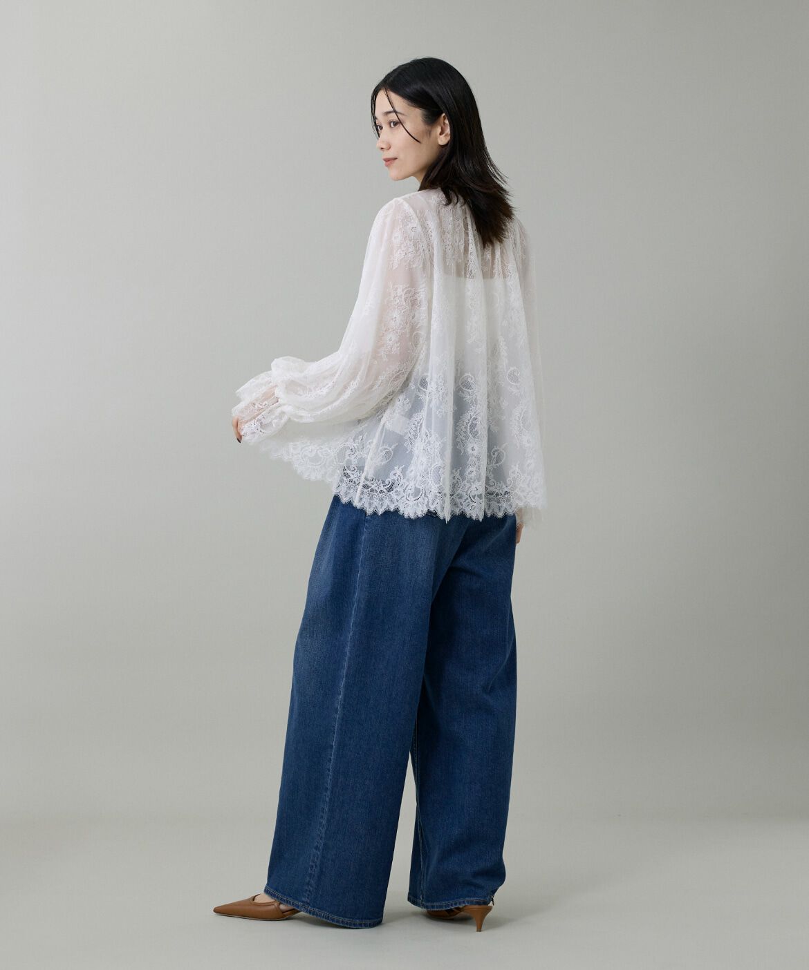 INED「レースブラウス」|シャツ・ブラウス|