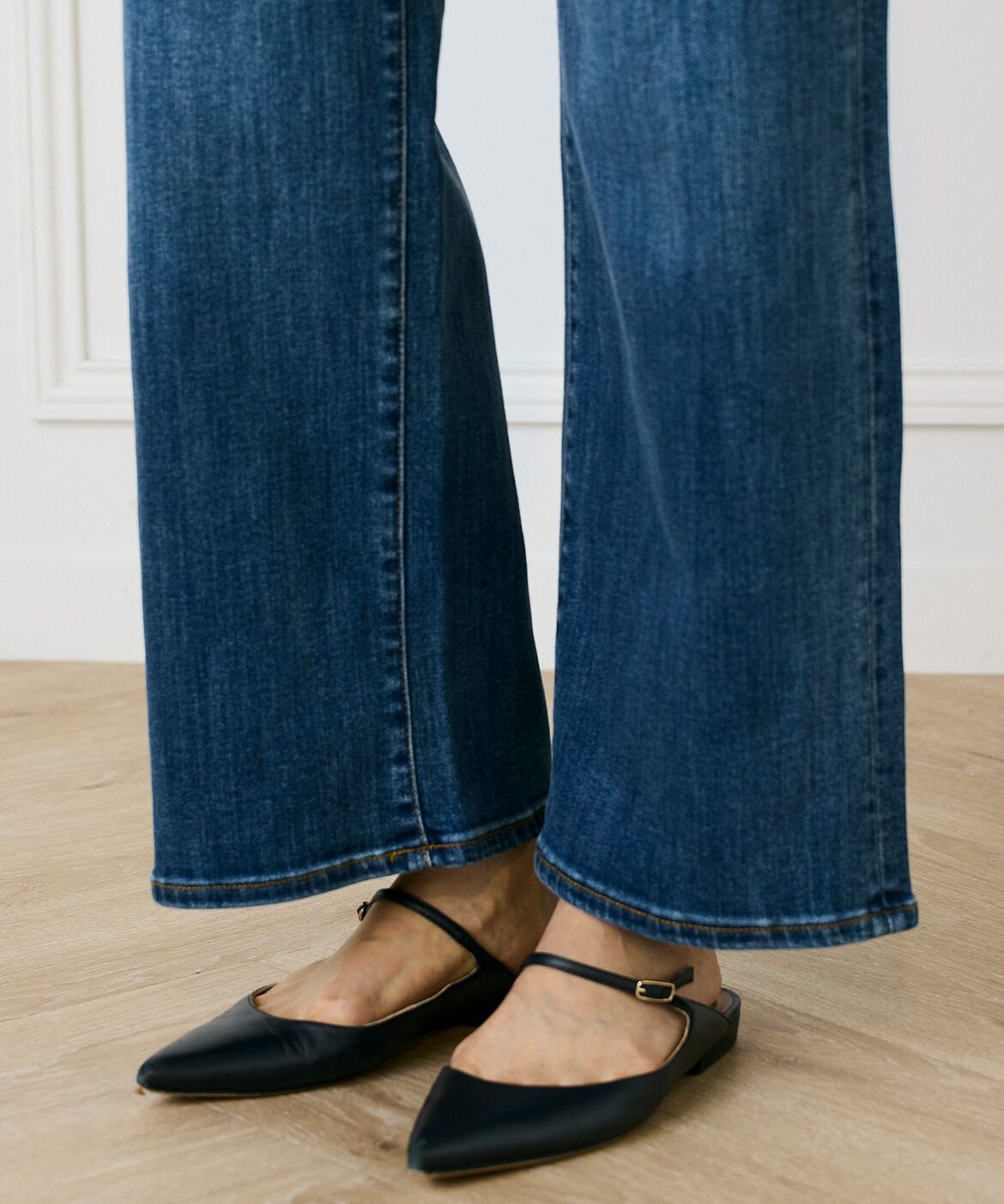 INED「《大きいサイズ》ワイドデニム」|その他|