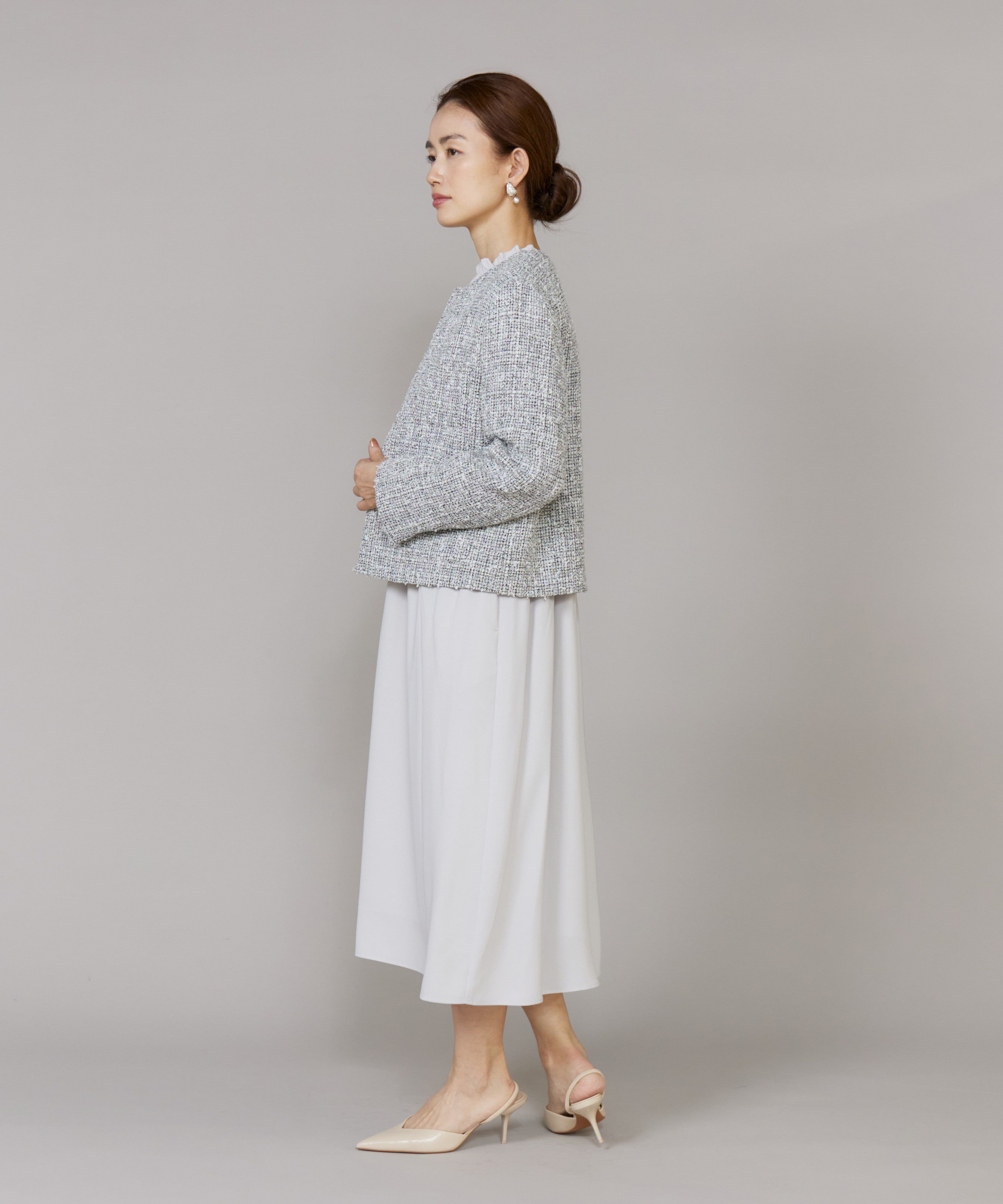 7-IDconcept.「ペプラムギャザーワンピース」|ワンピース|