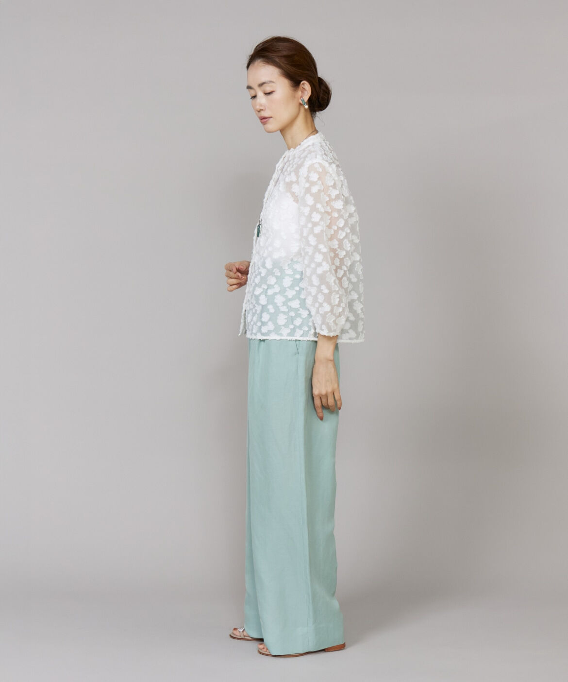 Le Souk「タックワイドパンツ　」|その他|