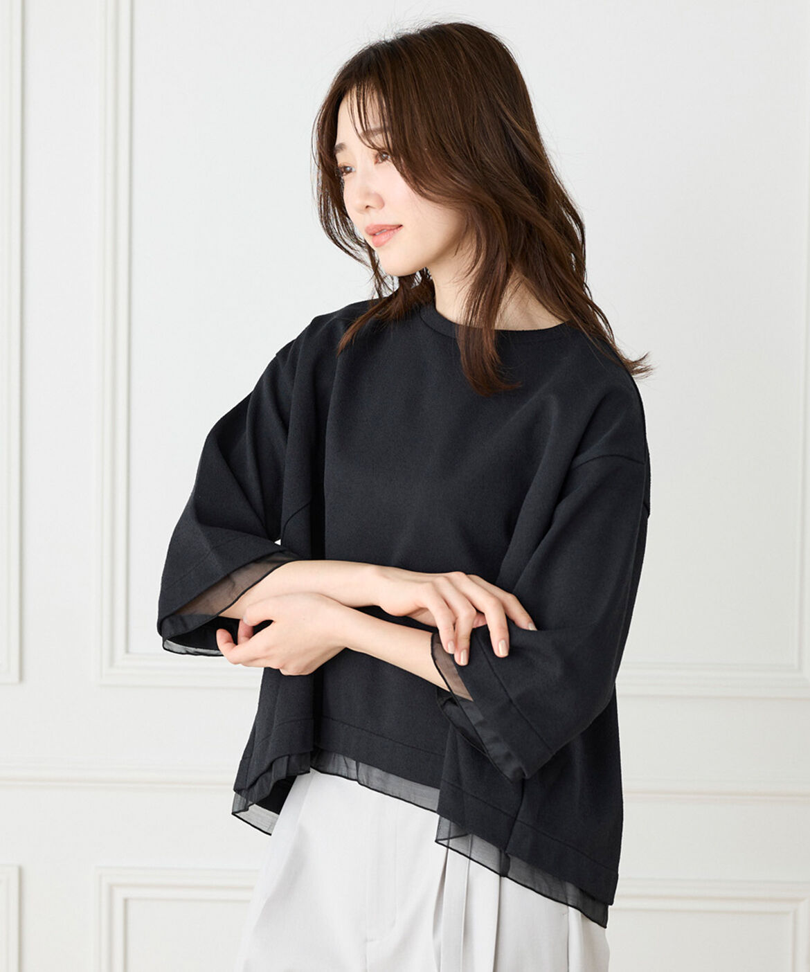 DAY by DAY it&rsquo;s international「シアードッキングフレアープルオーバー　」|Tシャツ・カットソー|