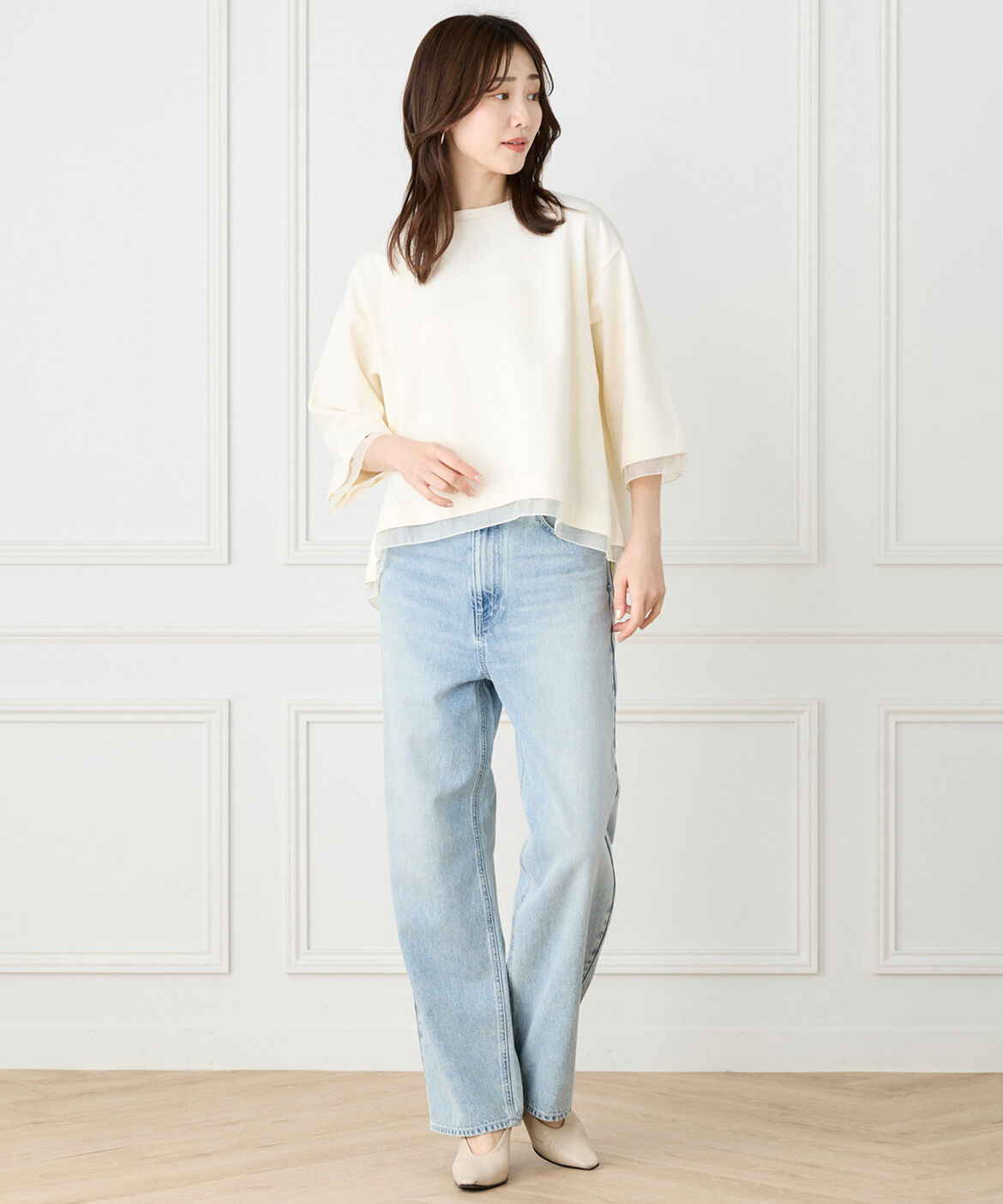 DAY by DAY it&rsquo;s international「シアードッキングフレアープルオーバー　」|Tシャツ・カットソー|