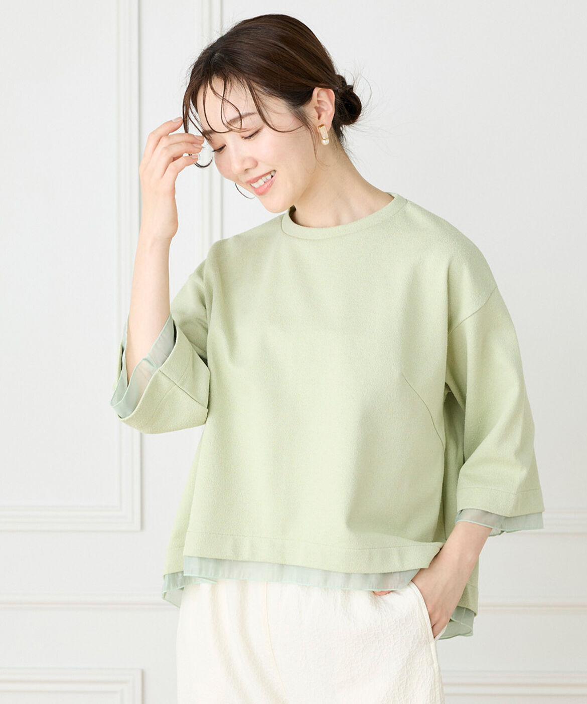 DAY by DAY it&rsquo;s international「シアードッキングフレアープルオーバー　」|Tシャツ・カットソー|