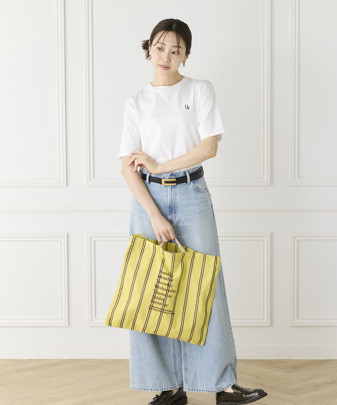 DAY by DAY it&rsquo;s international「ストライプファブリックワンショルダーバッグ《beej》」|その他|