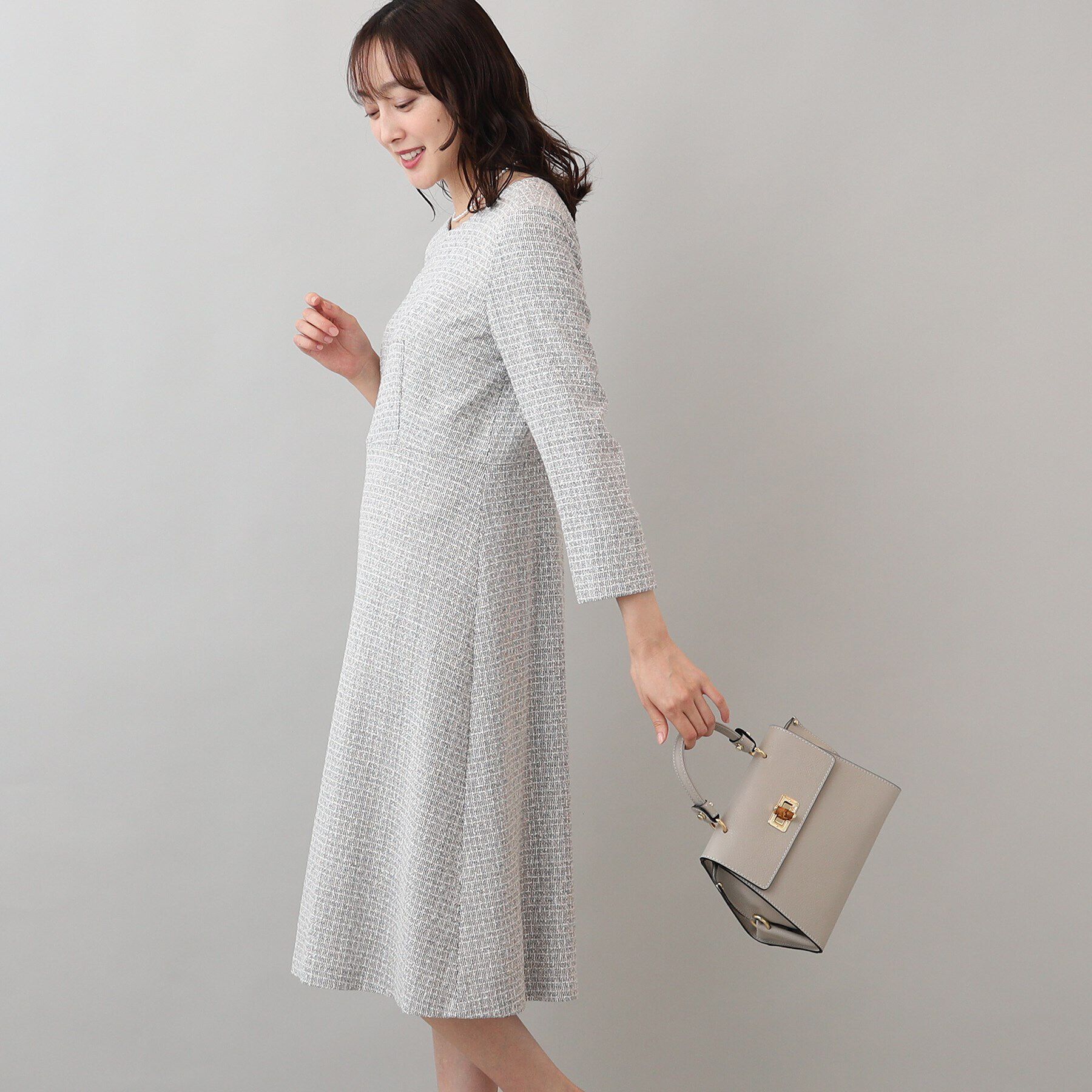 UNTITLED「クリスティーツィード ワンピース」|ワンピース|