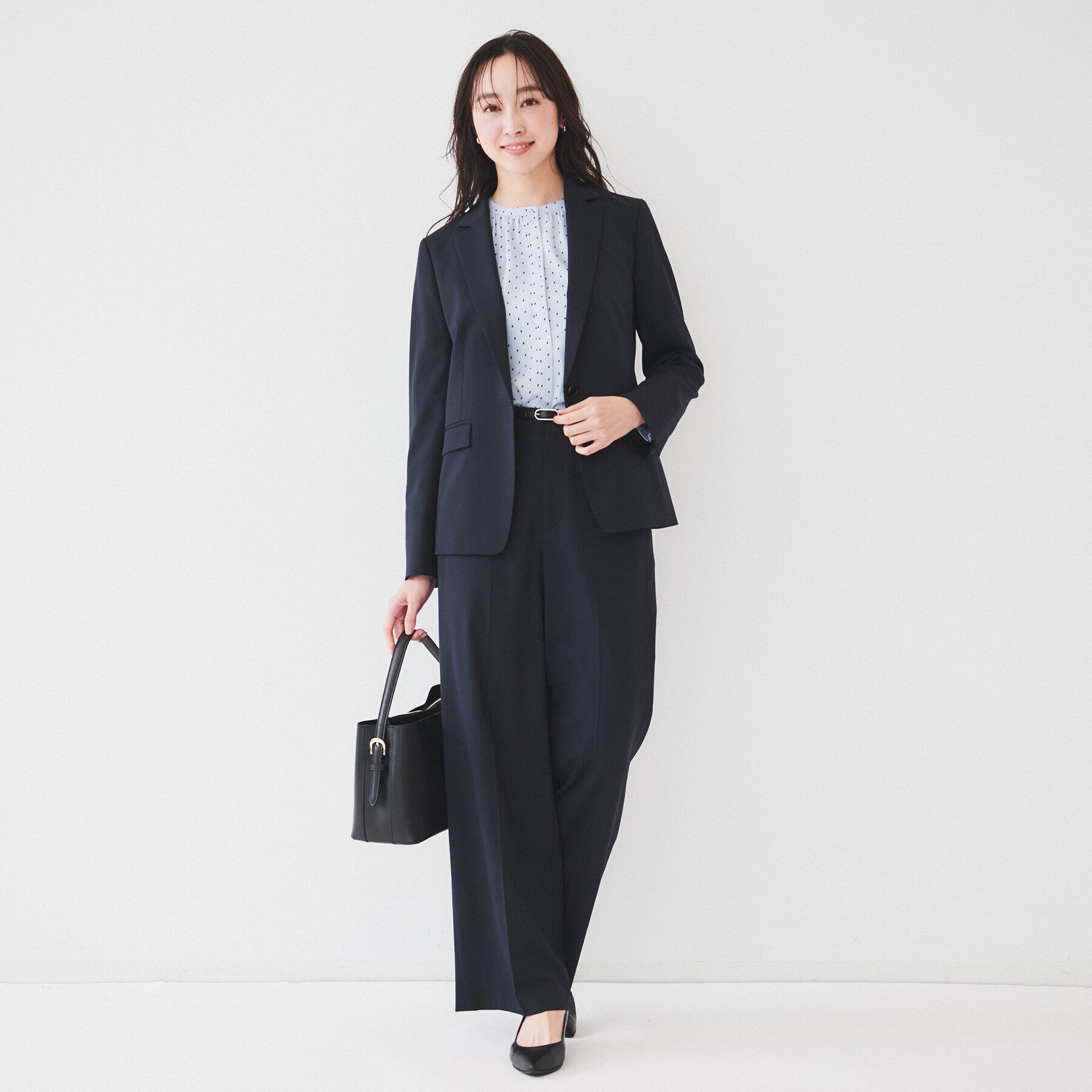 UNTITLED「【洗える/お仕事スーツ】レジェールギャバ 背抜きテーラードジャケット」|テーラードジャケット|