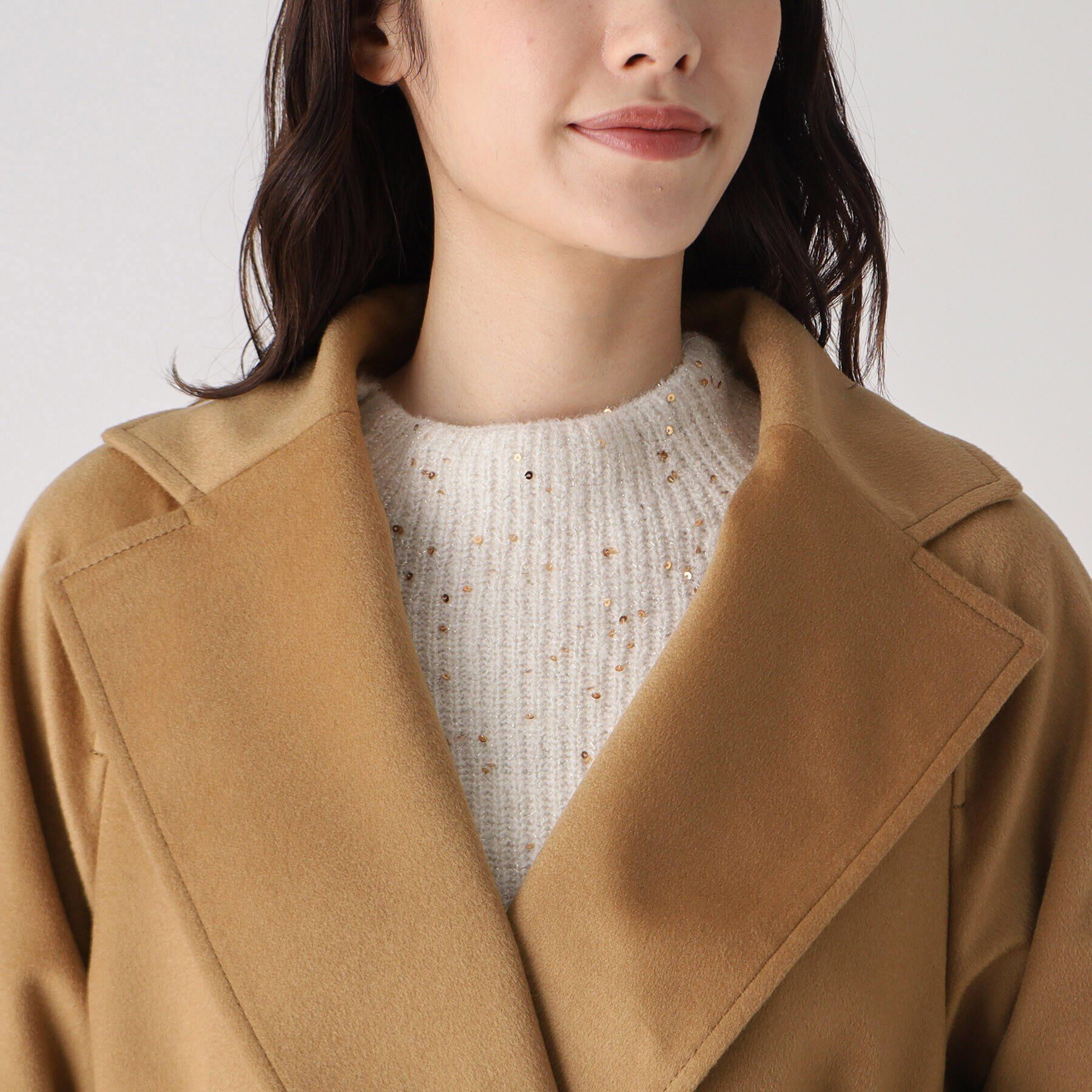 COUP DE CHANCE「【カシミヤ100％／日本製】大人のリラックス感あるガウンコート」|チェスターコート|