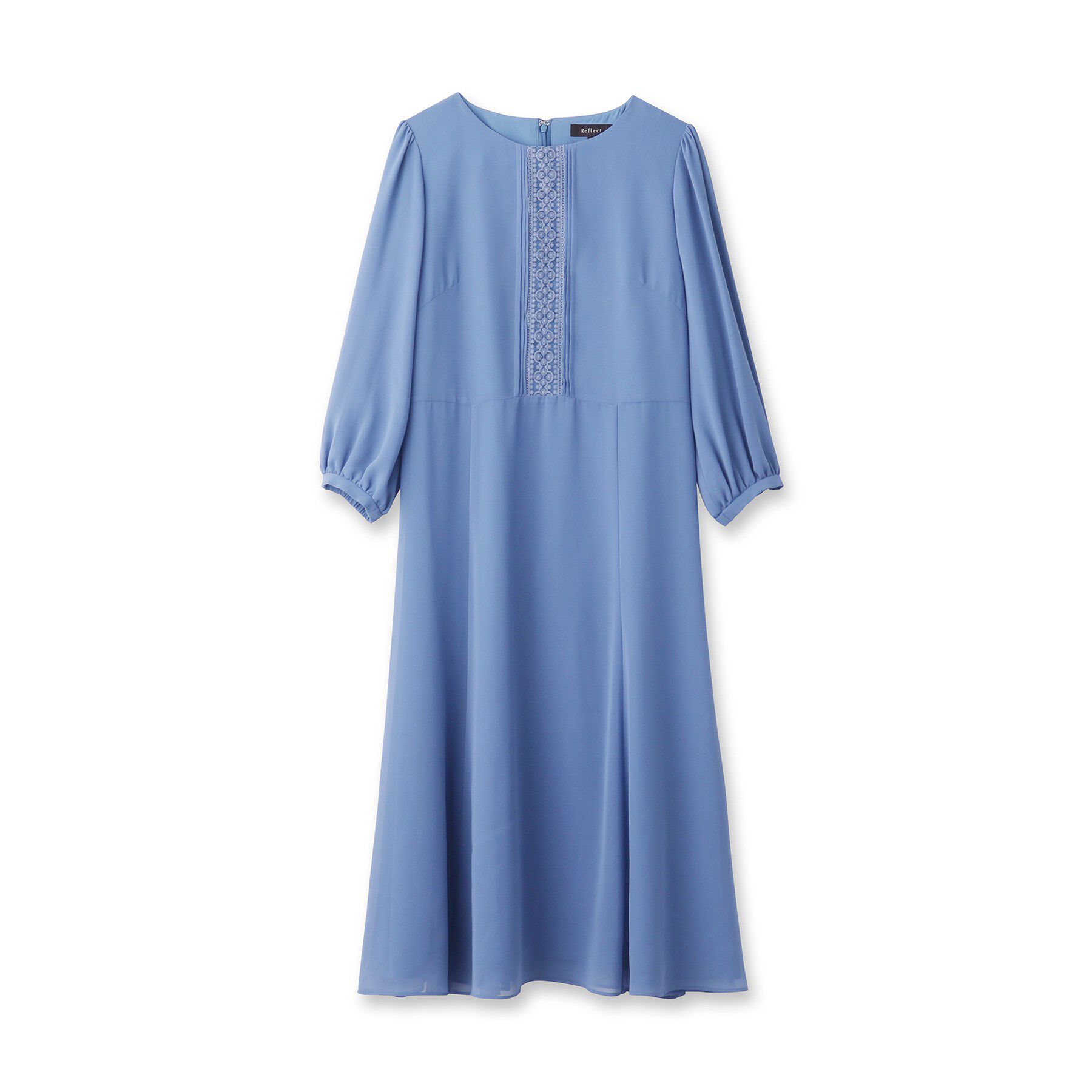 Reflect「【フォーマル/洗える】フロントレースジョーゼットワンピース」|ワンピース|