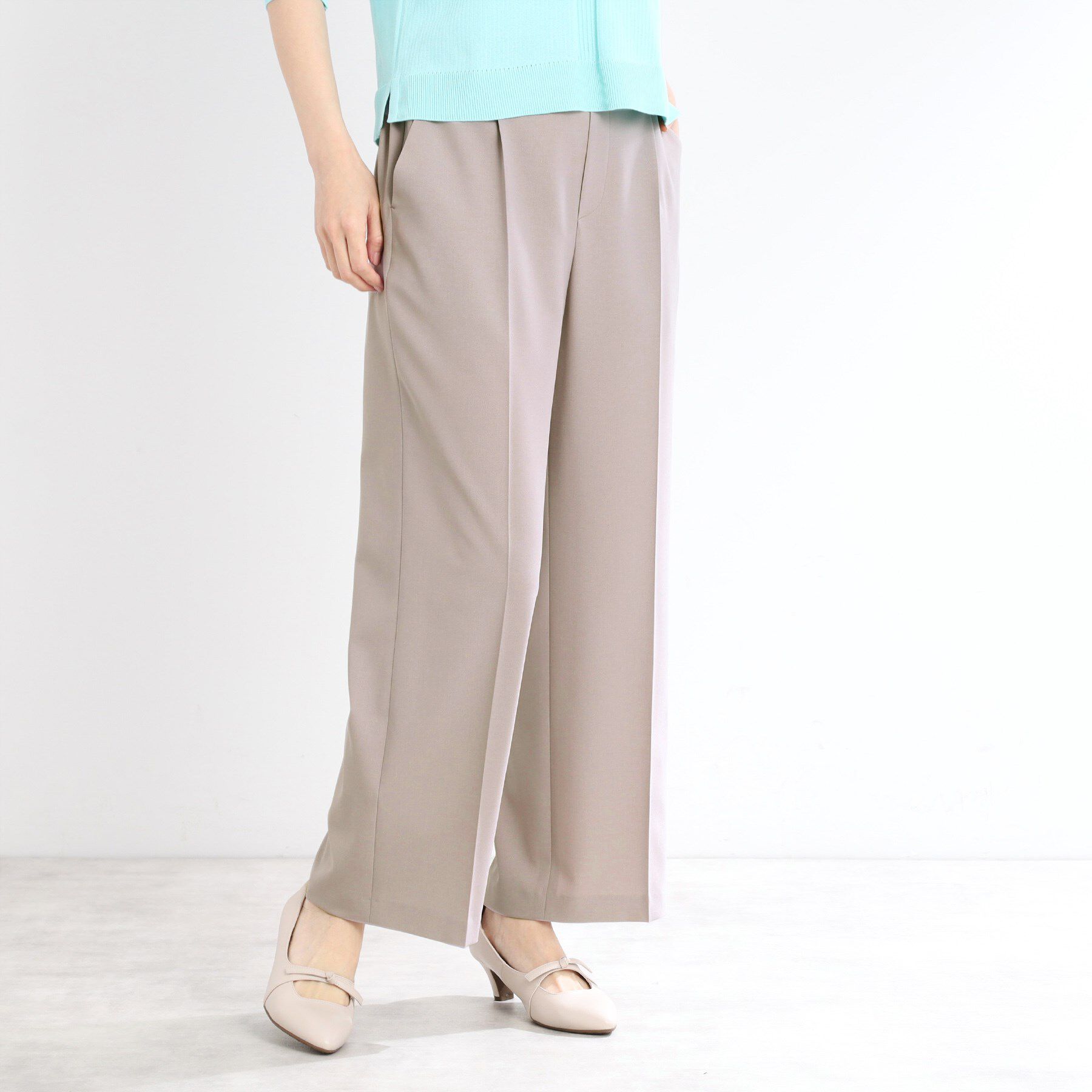 Reflect「【マシンウォッシュ可／セットアップ可能】ストレートシルエットパンツ」|その他|