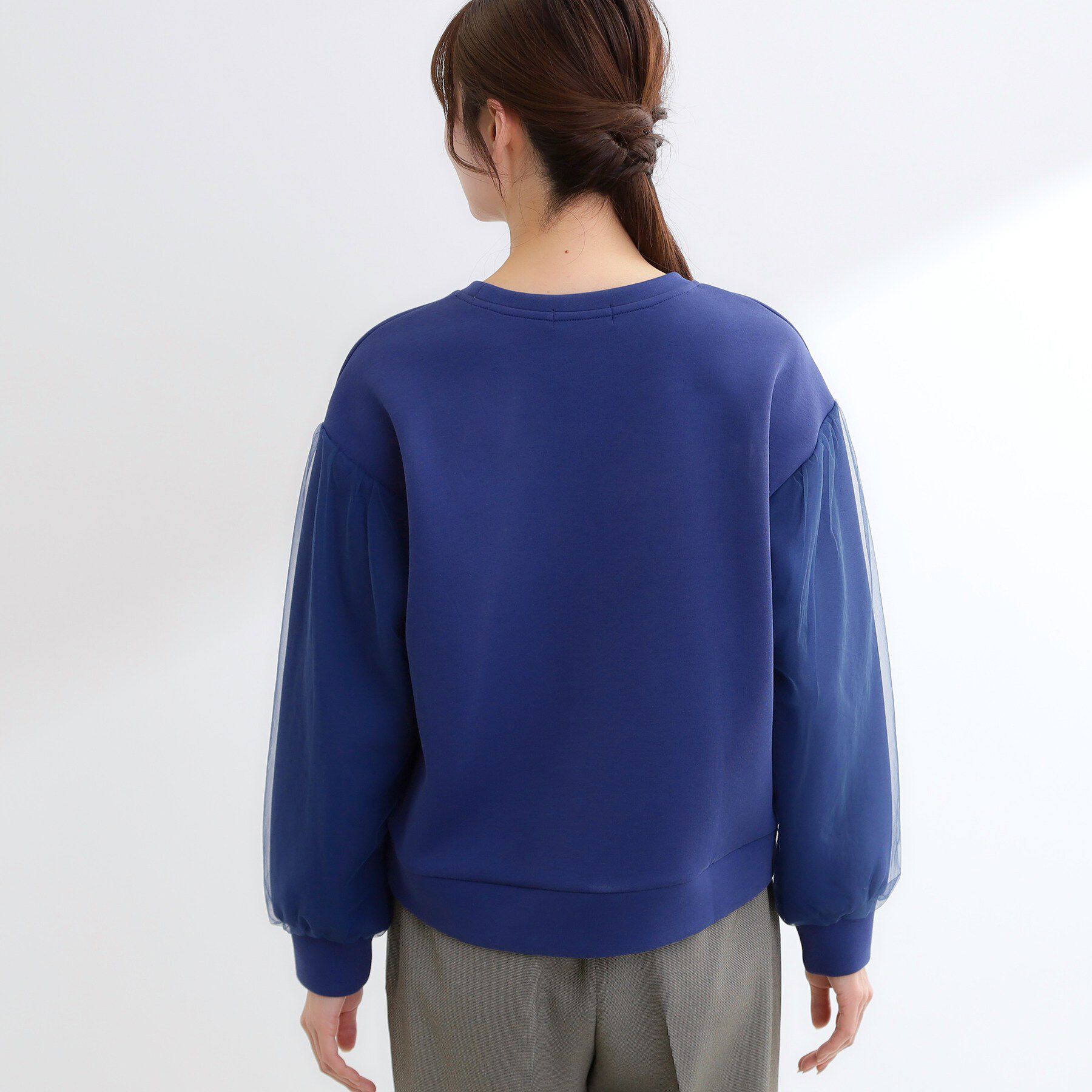 Reflect「チュールレイヤードスリーブプルオーバー」|Tシャツ・カットソー|