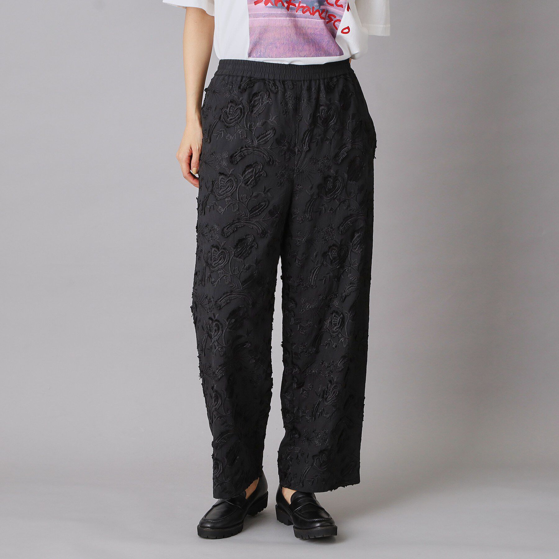 DRESSTERIOR「3Dエンブロイダリーイージーパンツ」|その他|