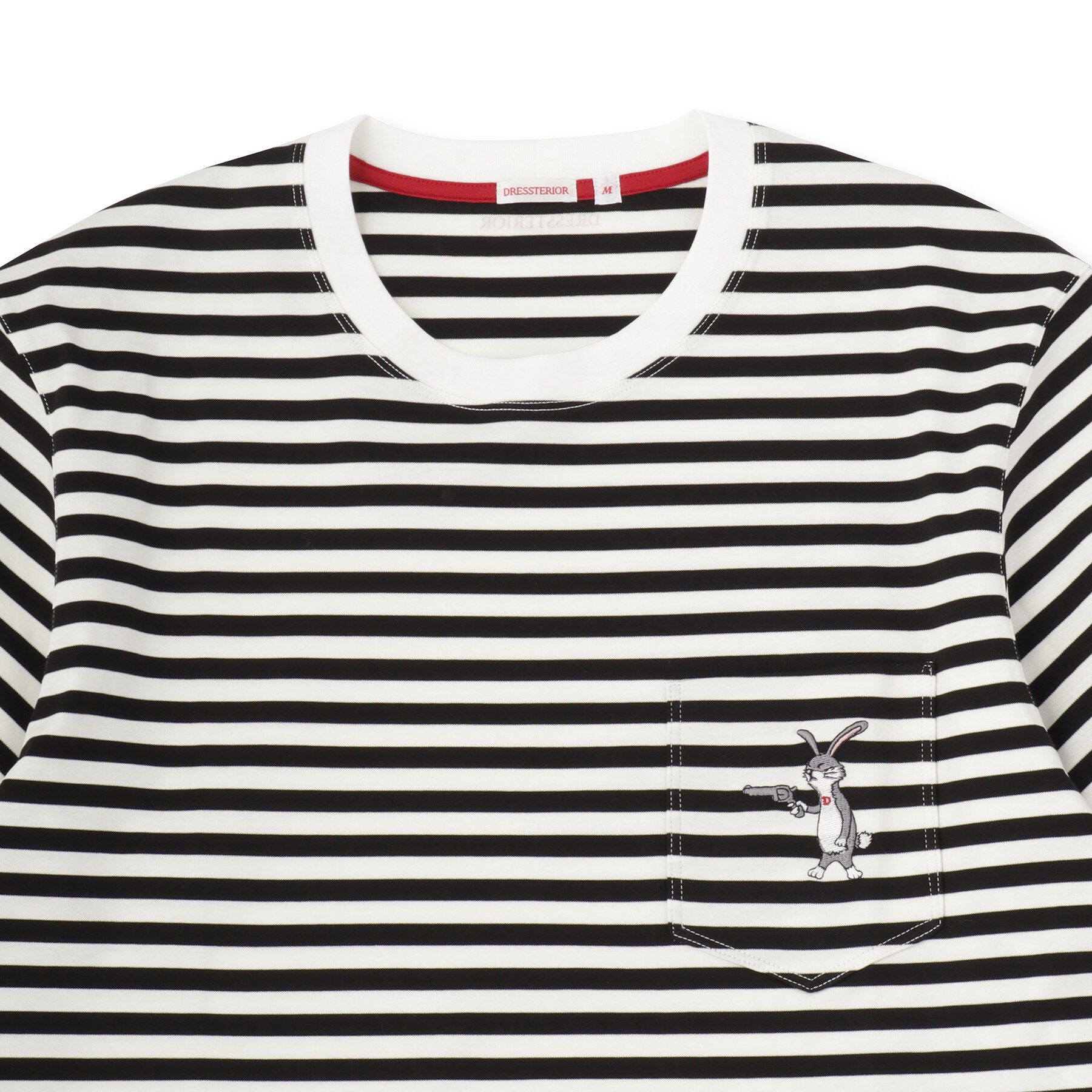 DRESSTERIOR「【接触冷感／抗菌防臭／消臭】ICE CLEAR COTTON ボーダーTシャツ」|Tシャツ・カットソー|