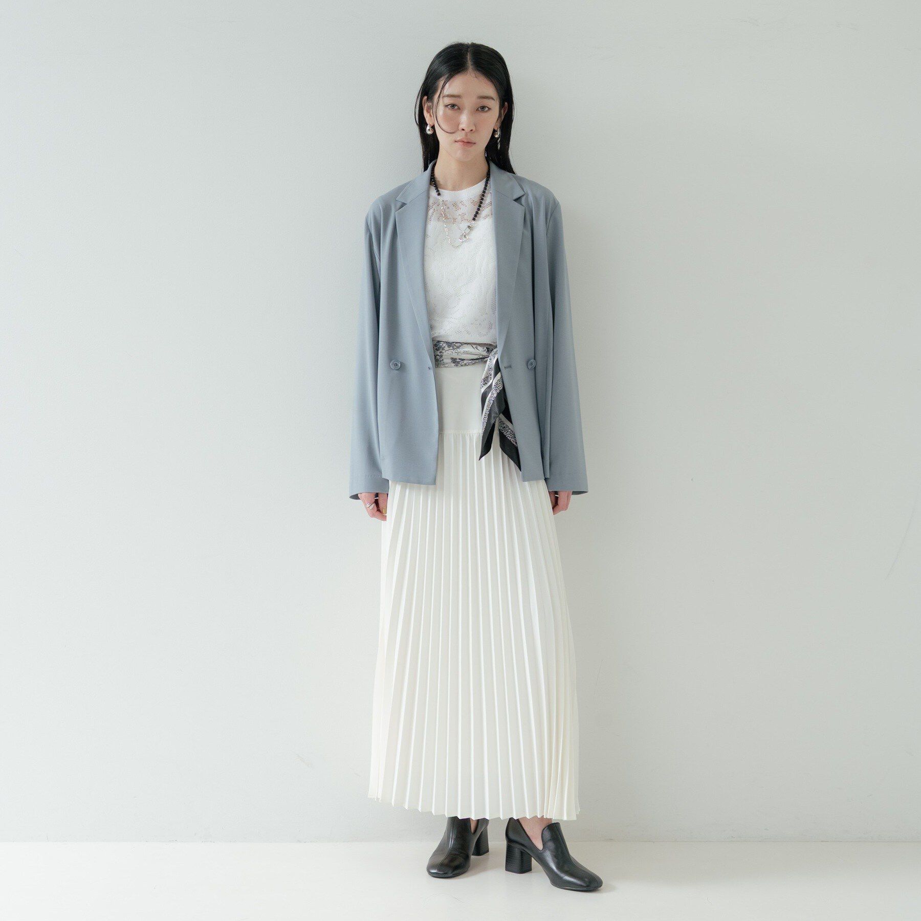 GALLEST「スリーブレスレースニット」|ニット・セーター|