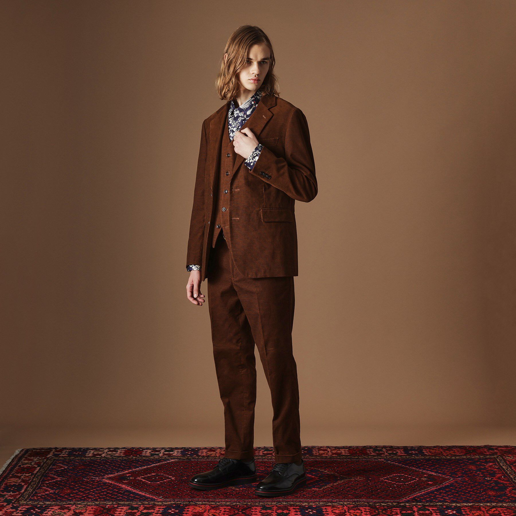 40CARATS&525「【Sサイズ～】ドビーキャラメルコールスラックス」|その他|