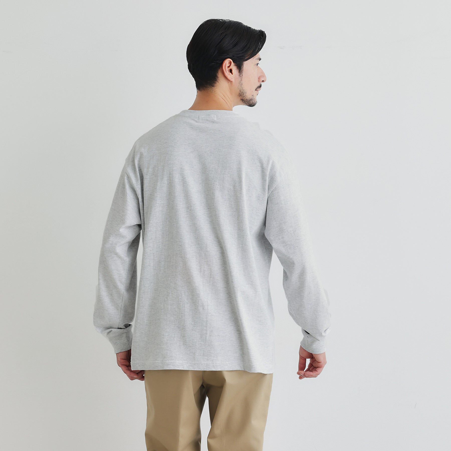 TAKEO KIKUCHI「【LIMITED】ワンポイント刺繍 長袖Tシャツ」|Tシャツ・カットソー|