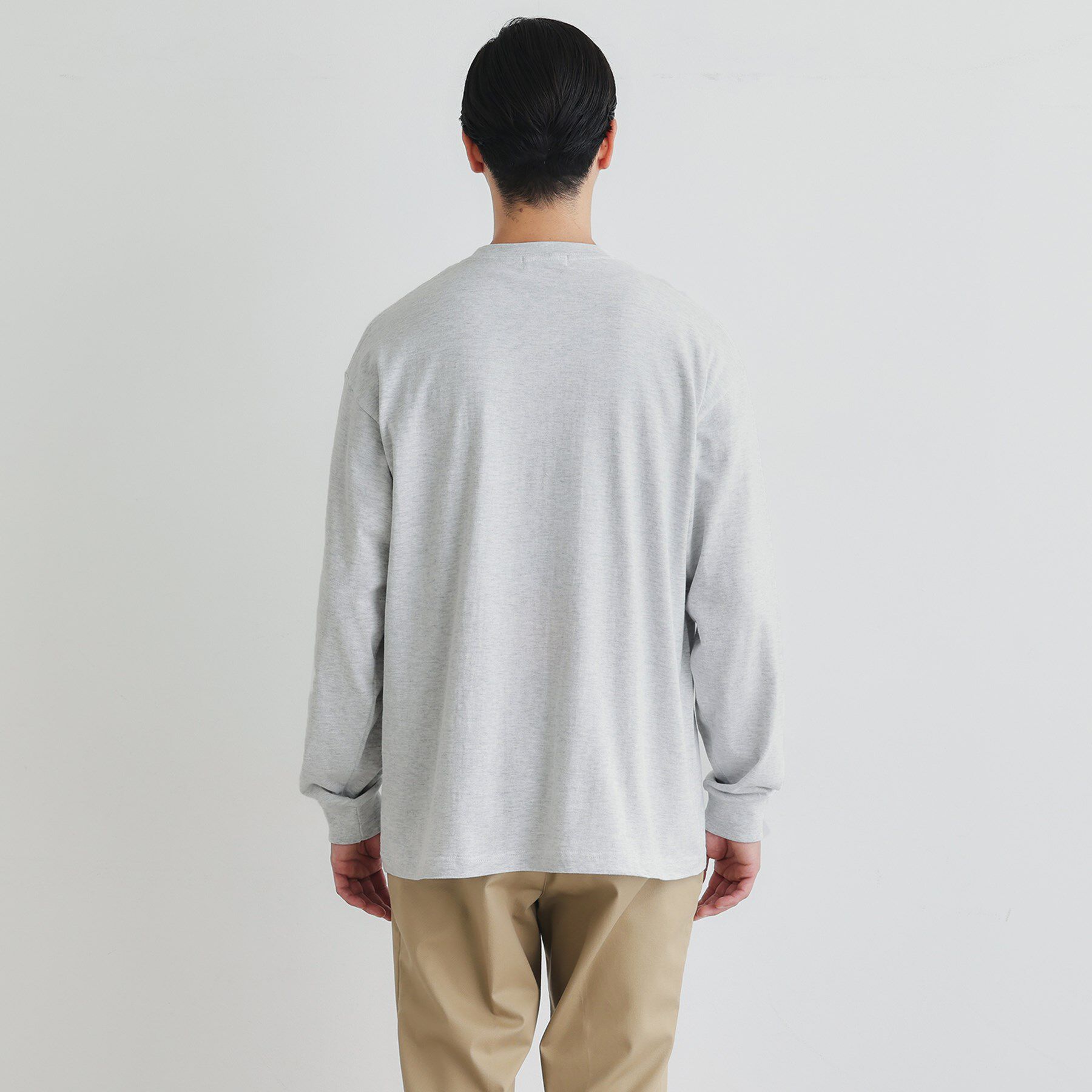 TAKEO KIKUCHI「【LIMITED】ワンポイント刺繍 長袖Tシャツ」|Tシャツ・カットソー|