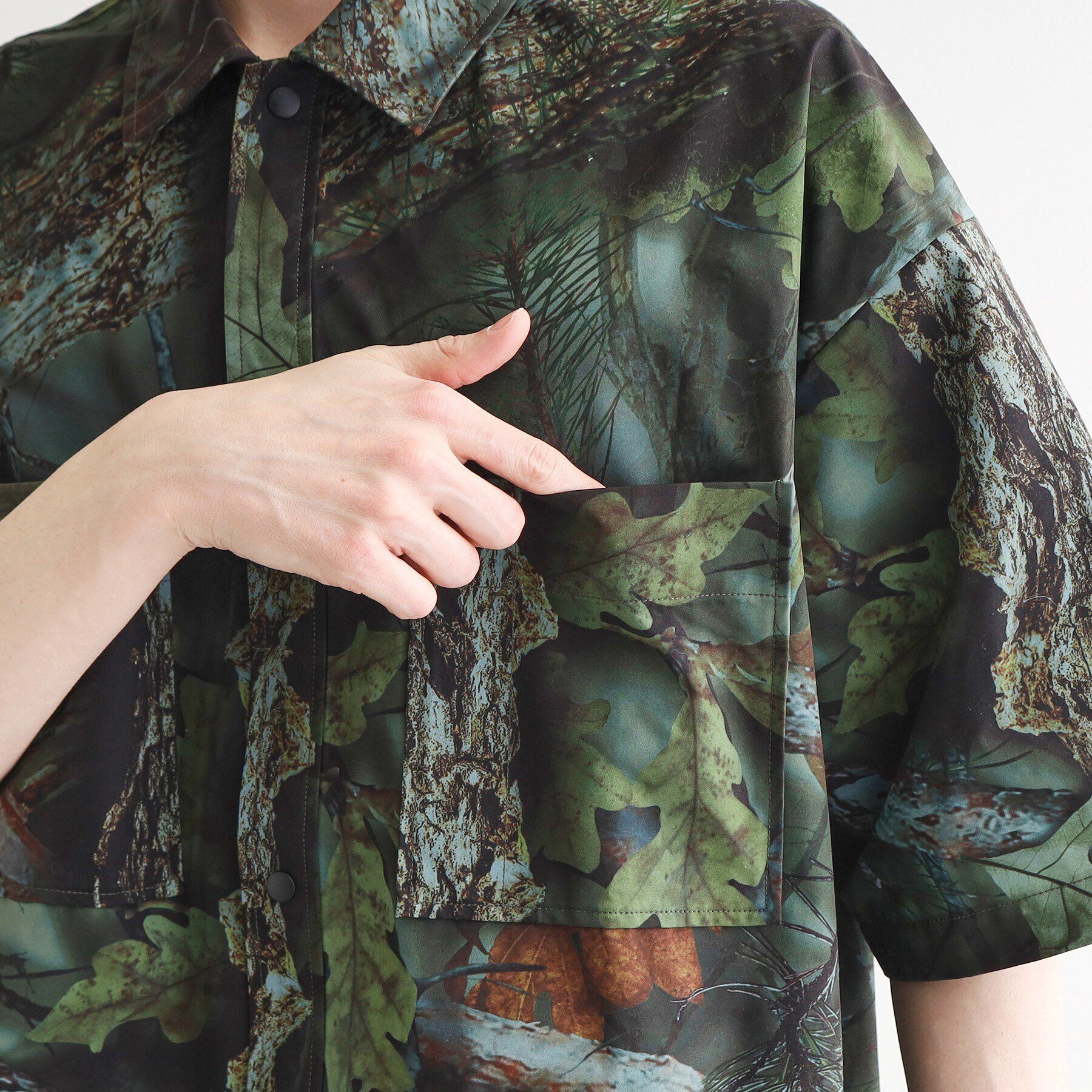 tk.TAKEO KIKUCHI「リアルツリーカモフラシャツ」|シャツ・ブラウス|
