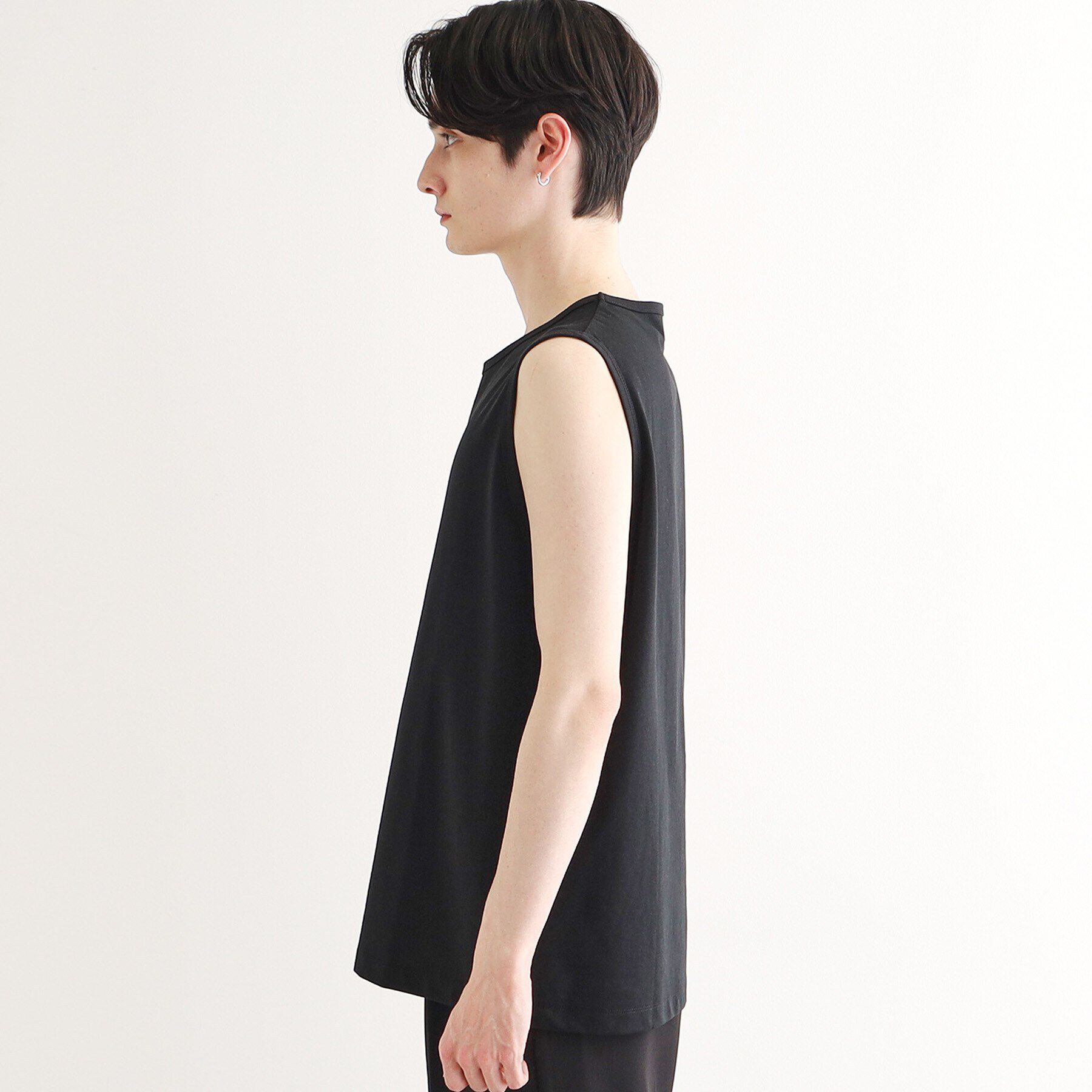 tk.TAKEO KIKUCHI「【接触冷感／UVカット／抗菌】フレンドリークールノースリーブカットソー」|Tシャツ・カットソー|