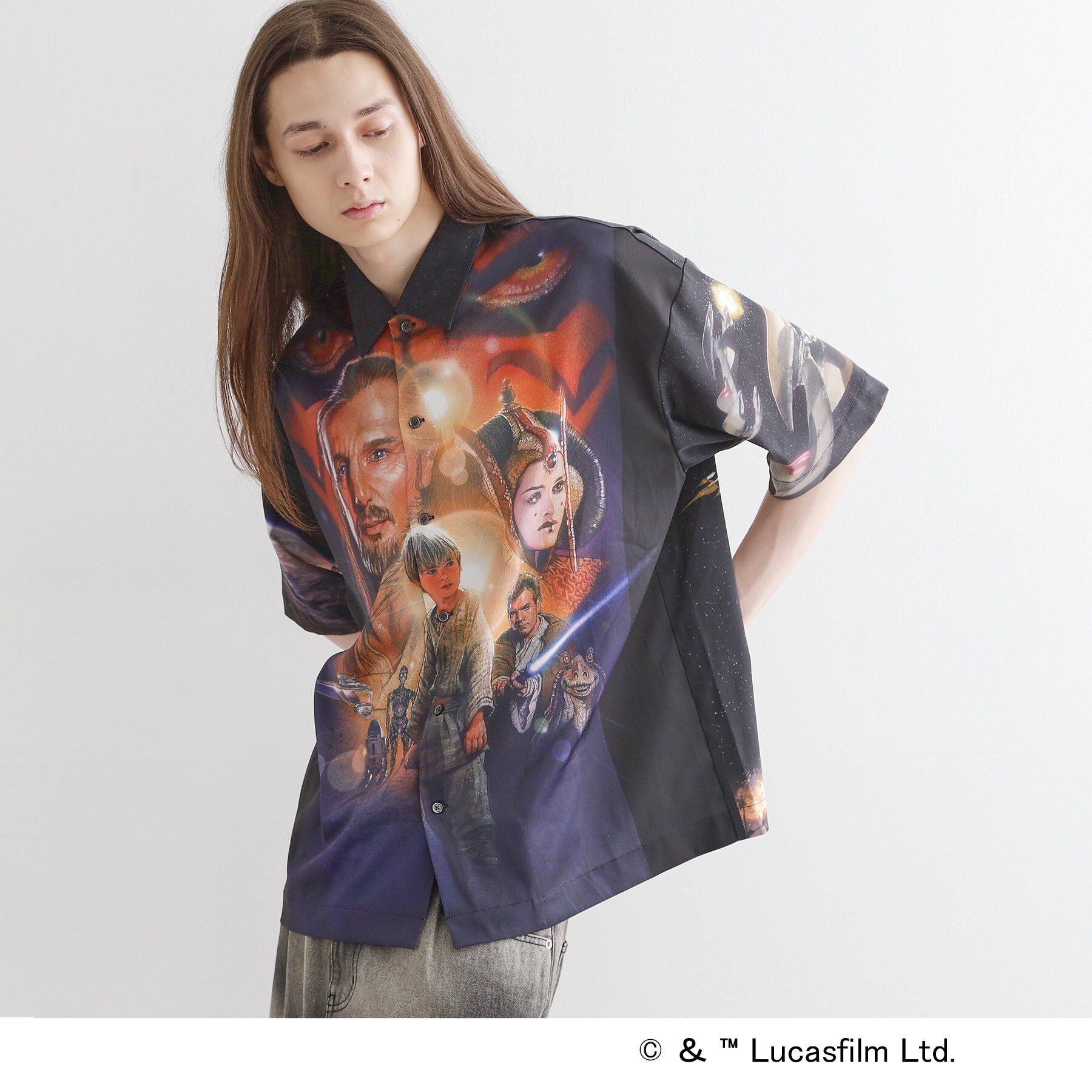 tk.TAKEO KIKUCHI「【STAR WARS】Capsule Collection 2WAY半袖シャツ」|シャツ・ブラウス|