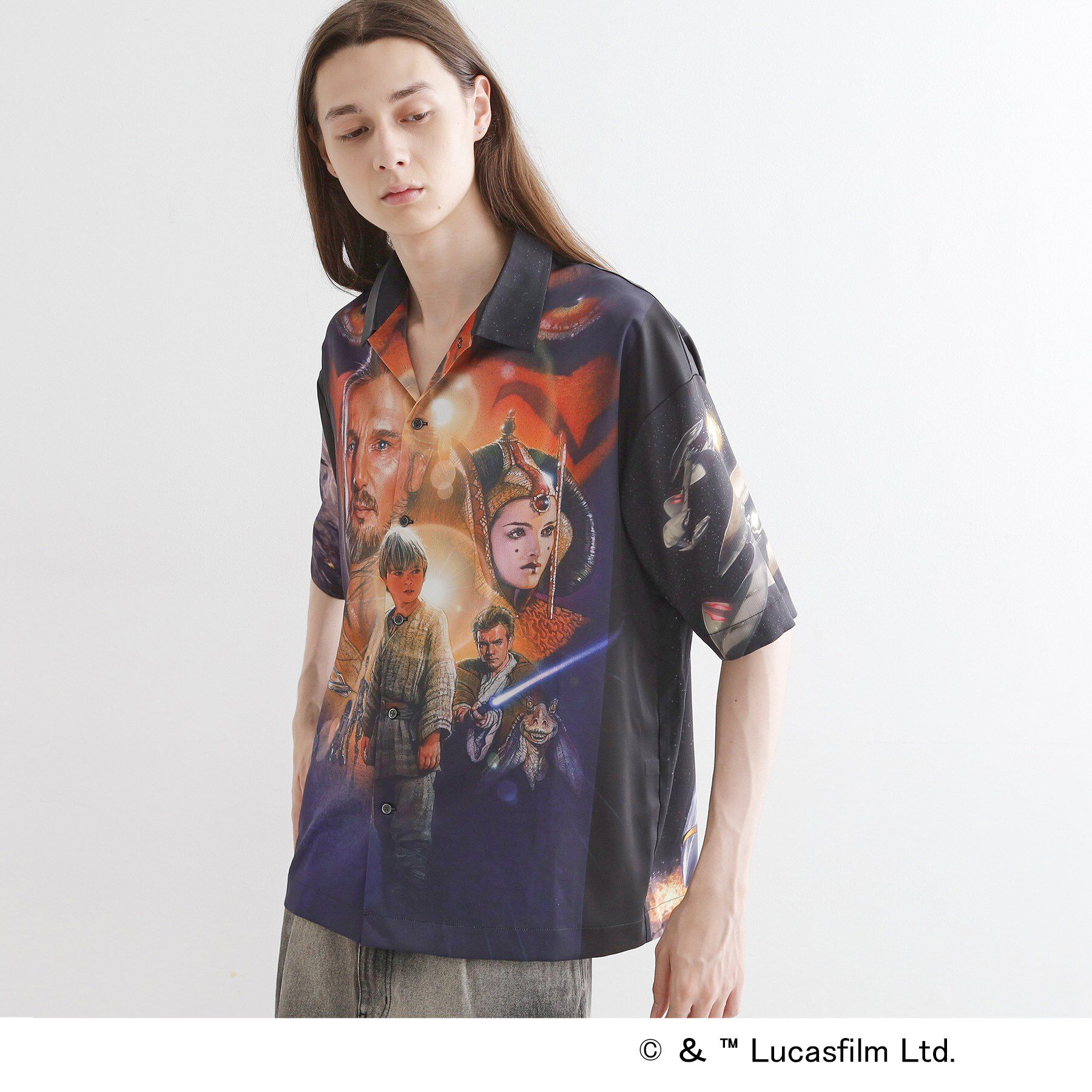 tk.TAKEO KIKUCHI「【STAR WARS】Capsule Collection 2WAY半袖シャツ」|シャツ・ブラウス|