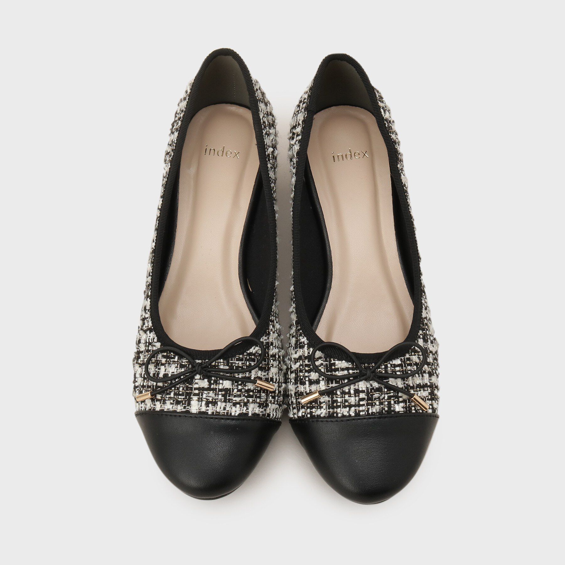 index「ラウンドトゥヒールバレエシューズ」|パンプス|