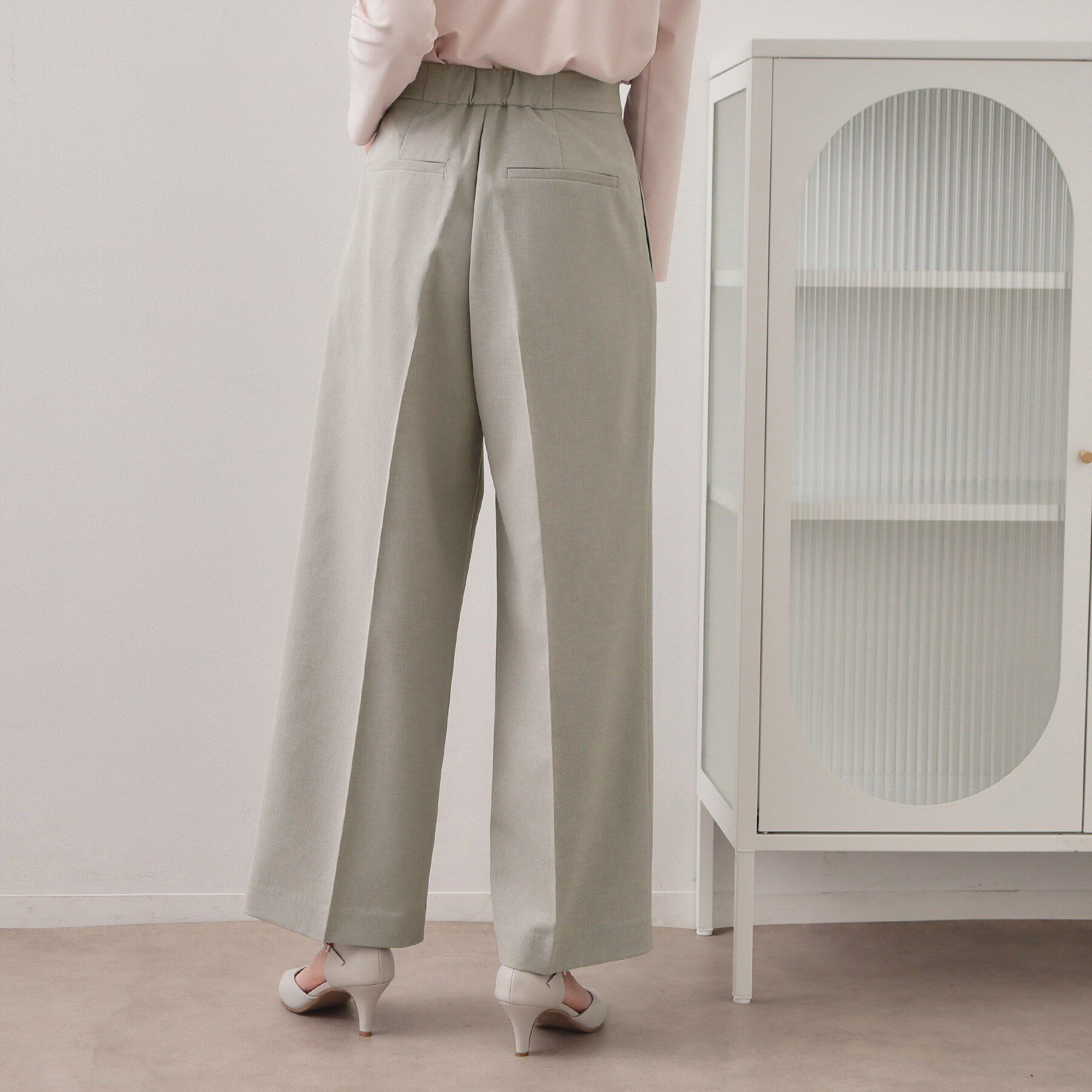 index「ストレッチ2タックワイドパンツ/セットアップ対応可【洗濯機OK/接触冷感/吸水速乾/防シワ】」|その他|