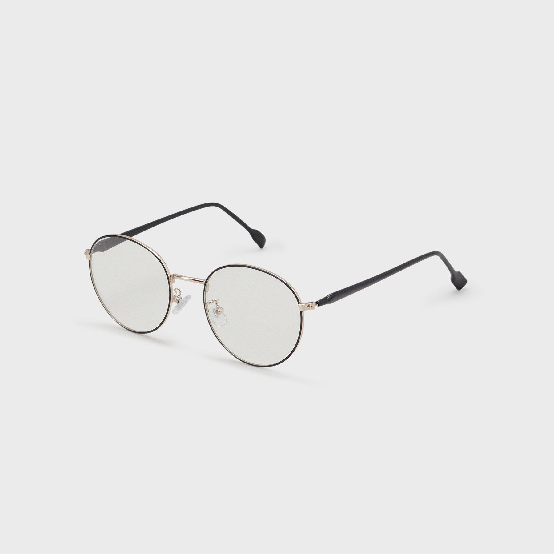 OPAQUE.CLIP「【ブルーライトカット】メタルフレームサングラス」|メガネ|オフホワイト(003