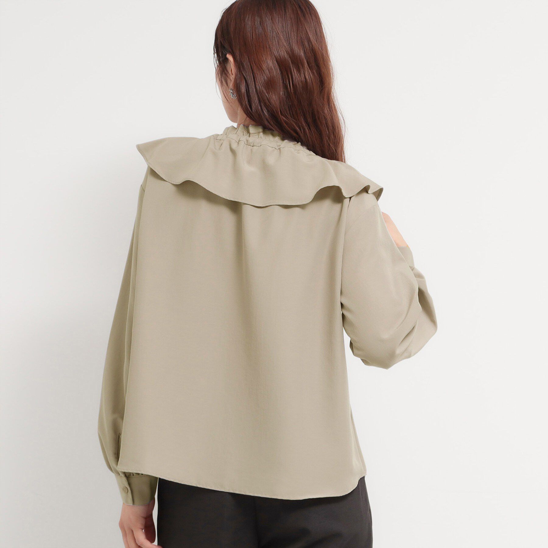 THE SHOP TK「エアリーフリルブラウス」|シャツ・ブラウス|
