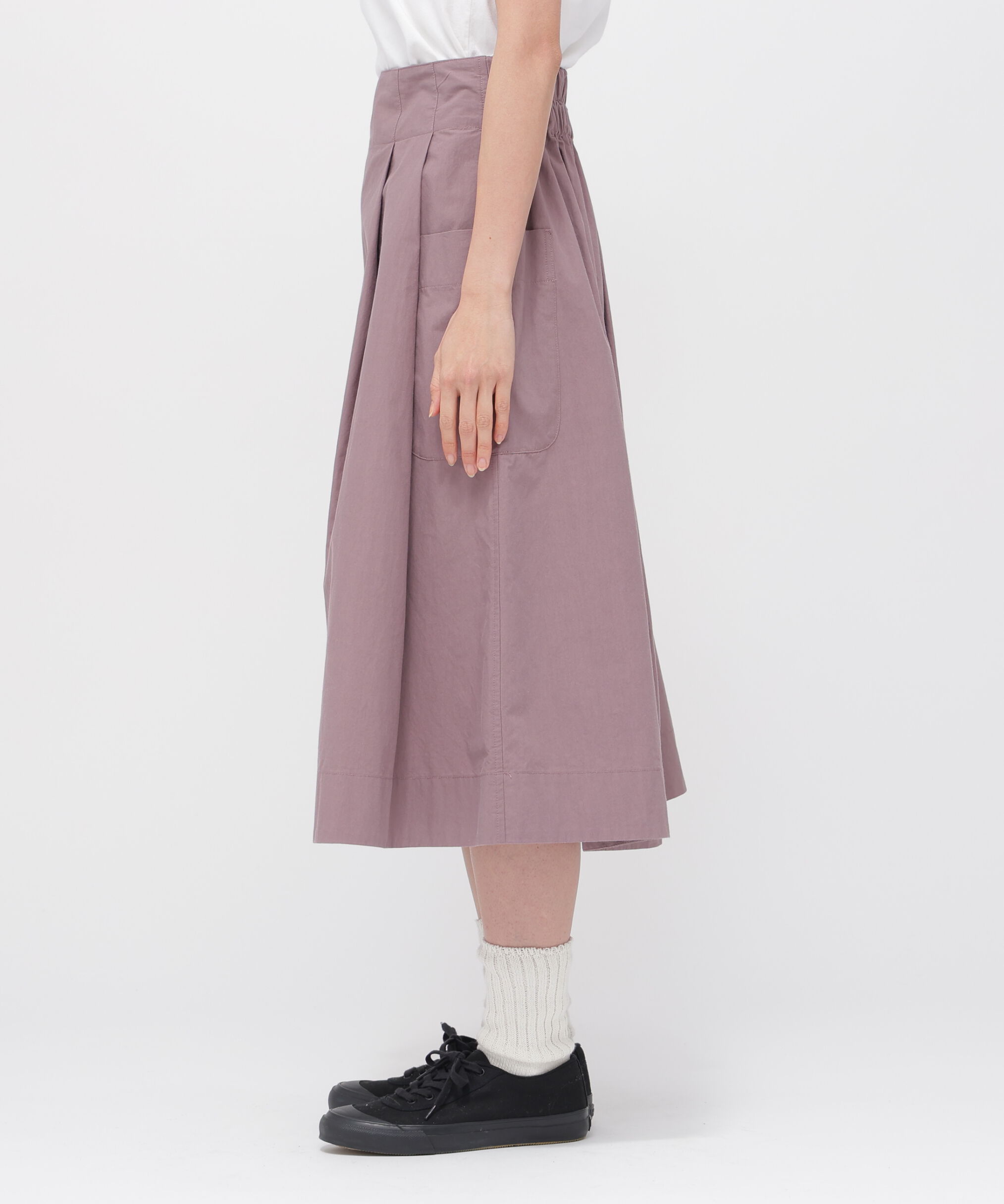 MHL.「WASHED COTTON POPLIN SKIRT」|スカート|