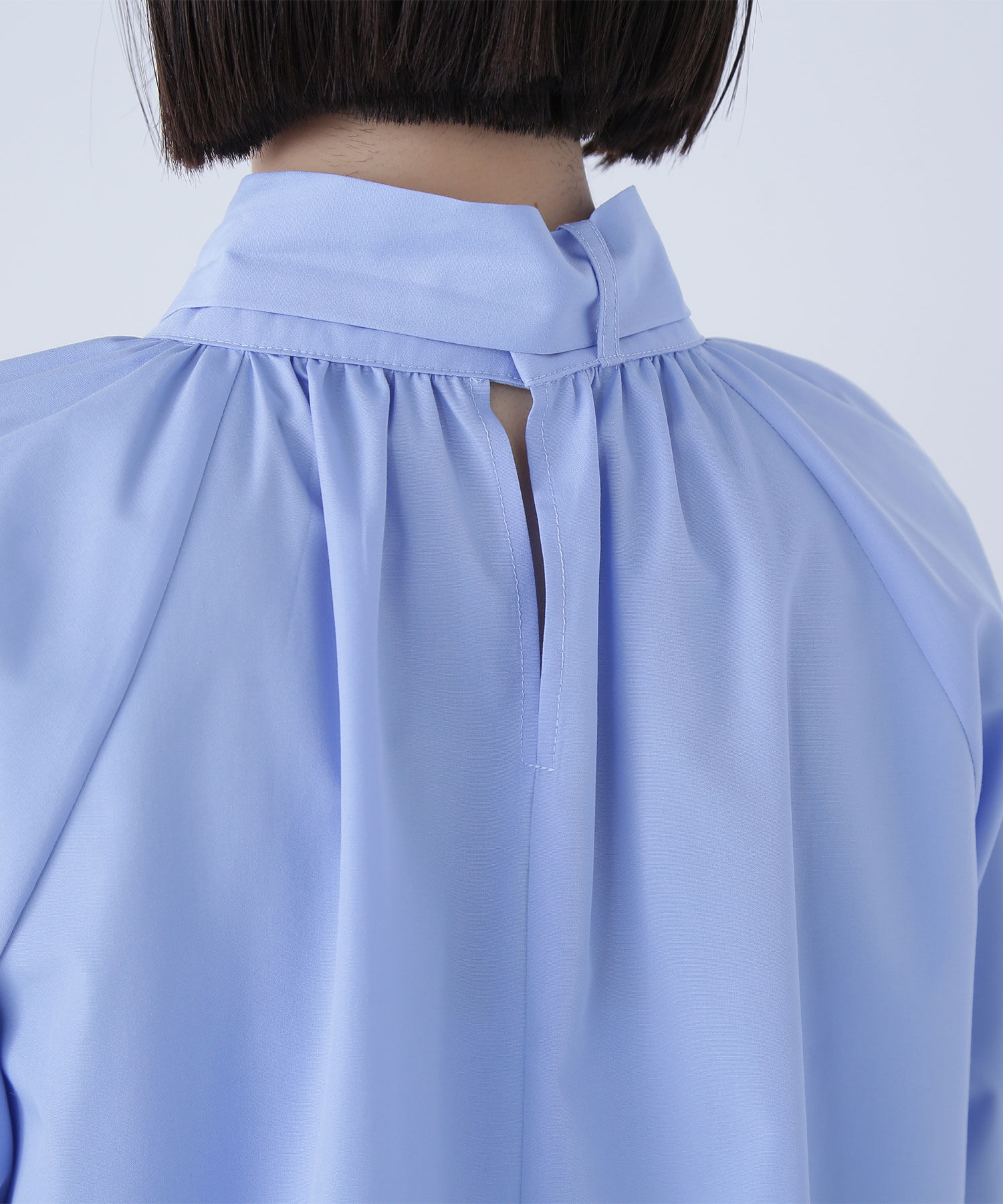  「ハイネックリボンボウブラウス」|シャツ・ブラウス|