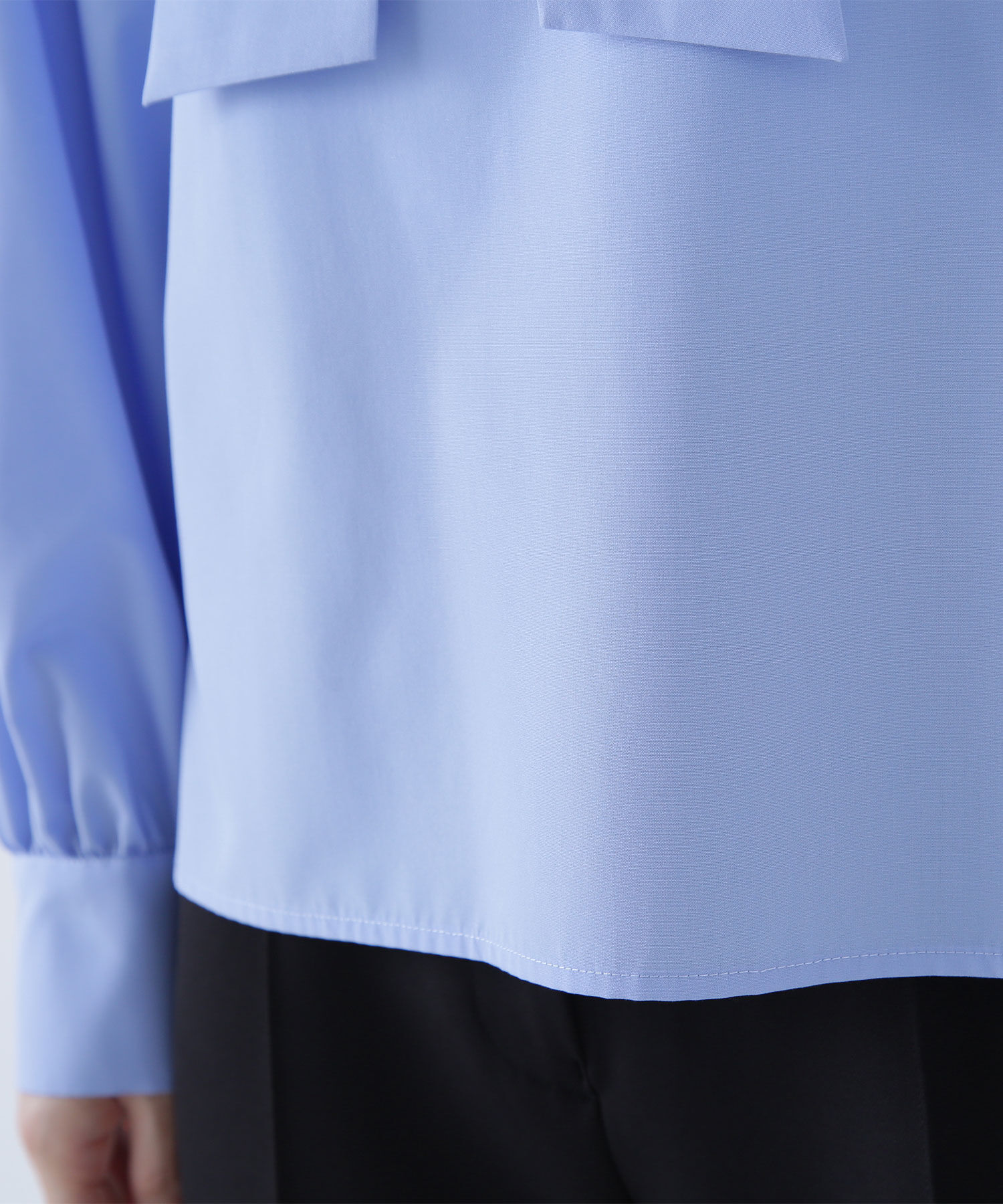  「ハイネックリボンボウブラウス」|シャツ・ブラウス|