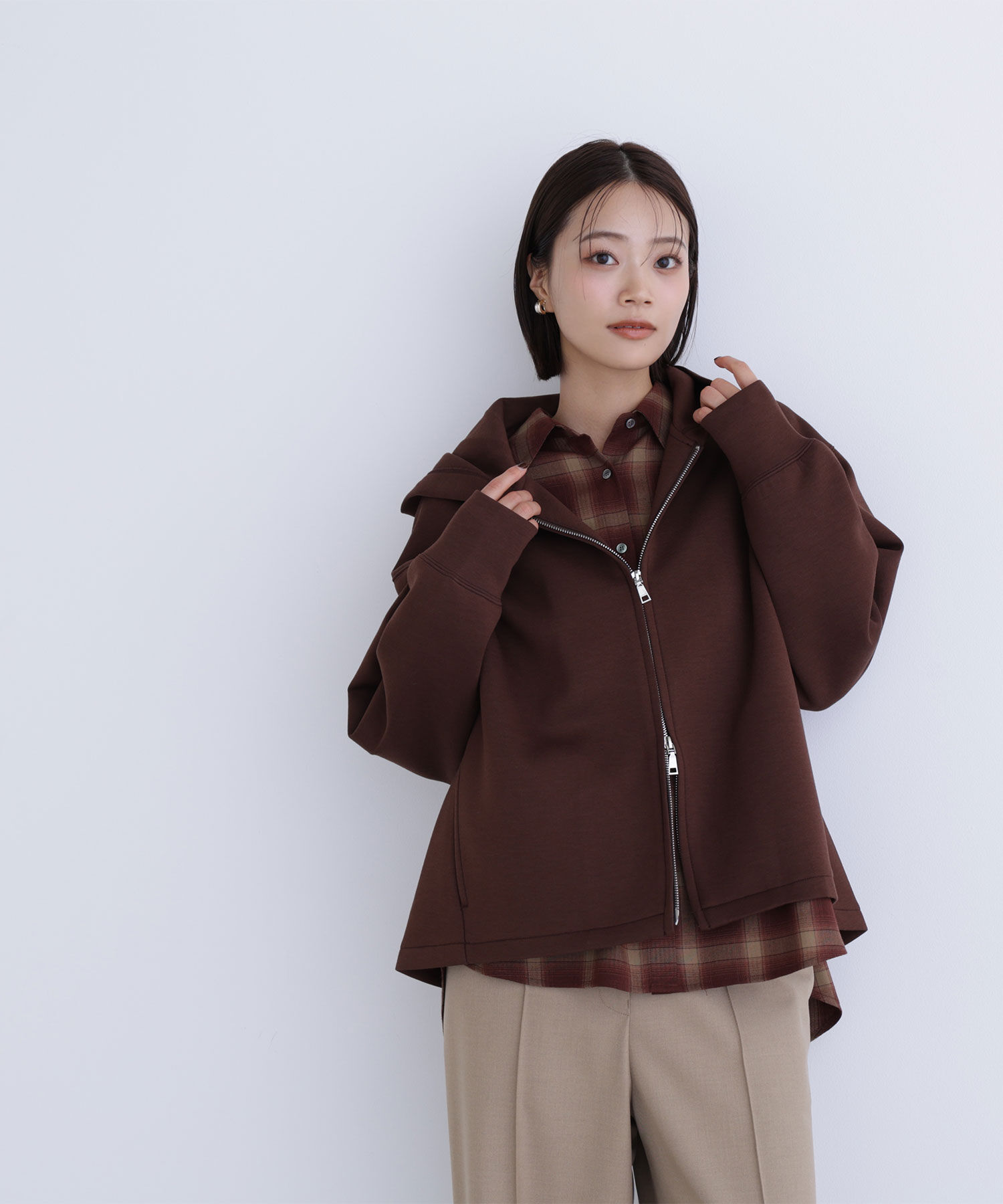  「テントラインダンボールパーカー」|Tシャツ・カットソー|