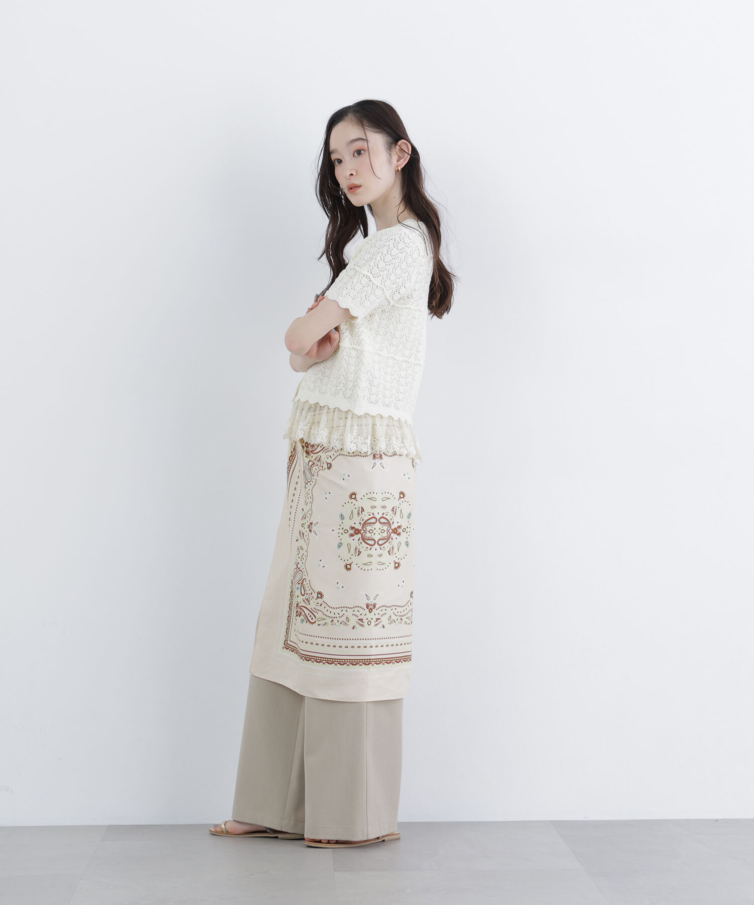  「〈N.〉ツイルワイドパンツ」|その他|