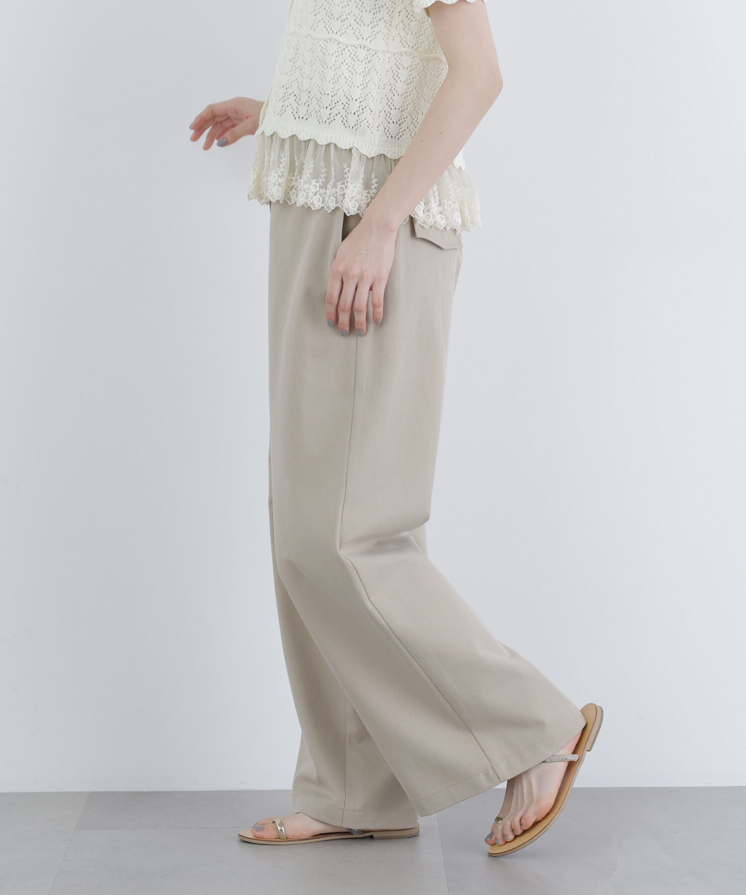  「〈N.〉ツイルワイドパンツ」|その他|