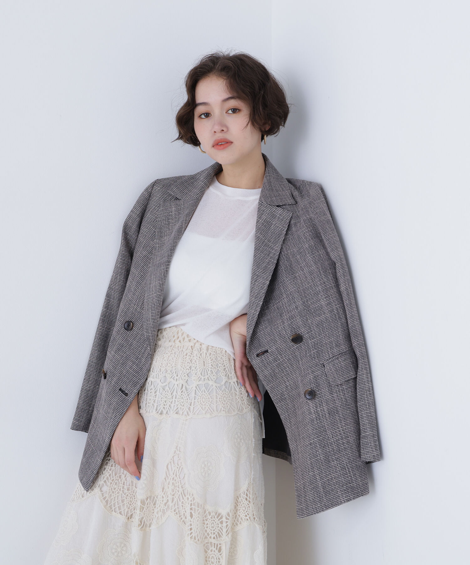  「〈N.〉スラブ天竺カットソー半袖」|Tシャツ・カットソー|