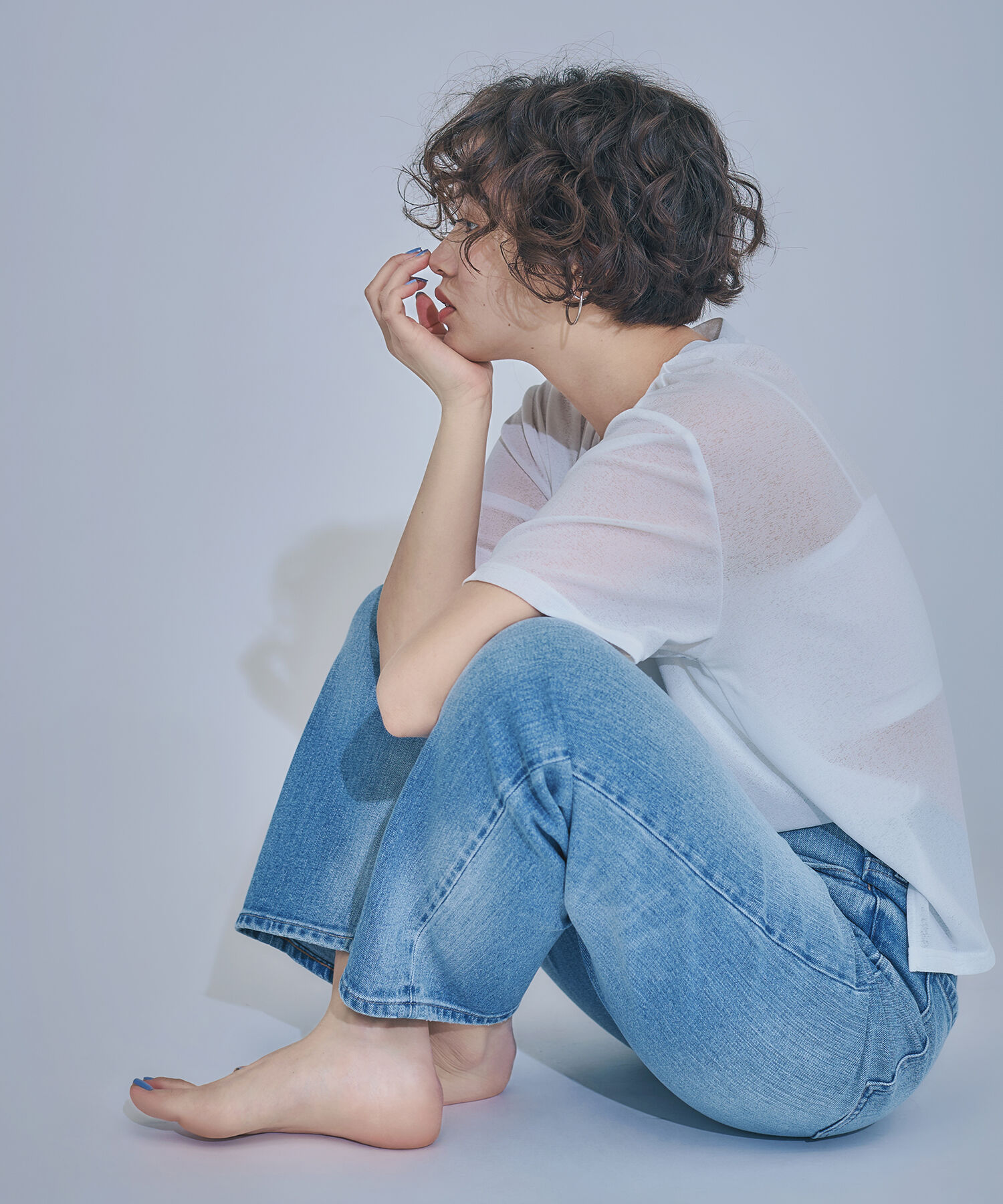  「〈N.〉スラブ天竺カットソー半袖」|Tシャツ・カットソー|