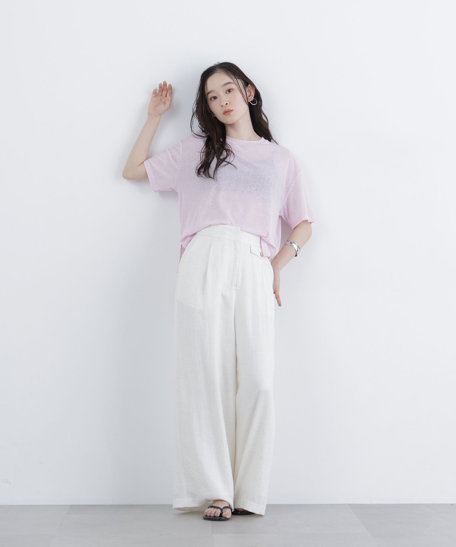  「〈N.〉スラブ天竺カットソー半袖」|Tシャツ・カットソー|